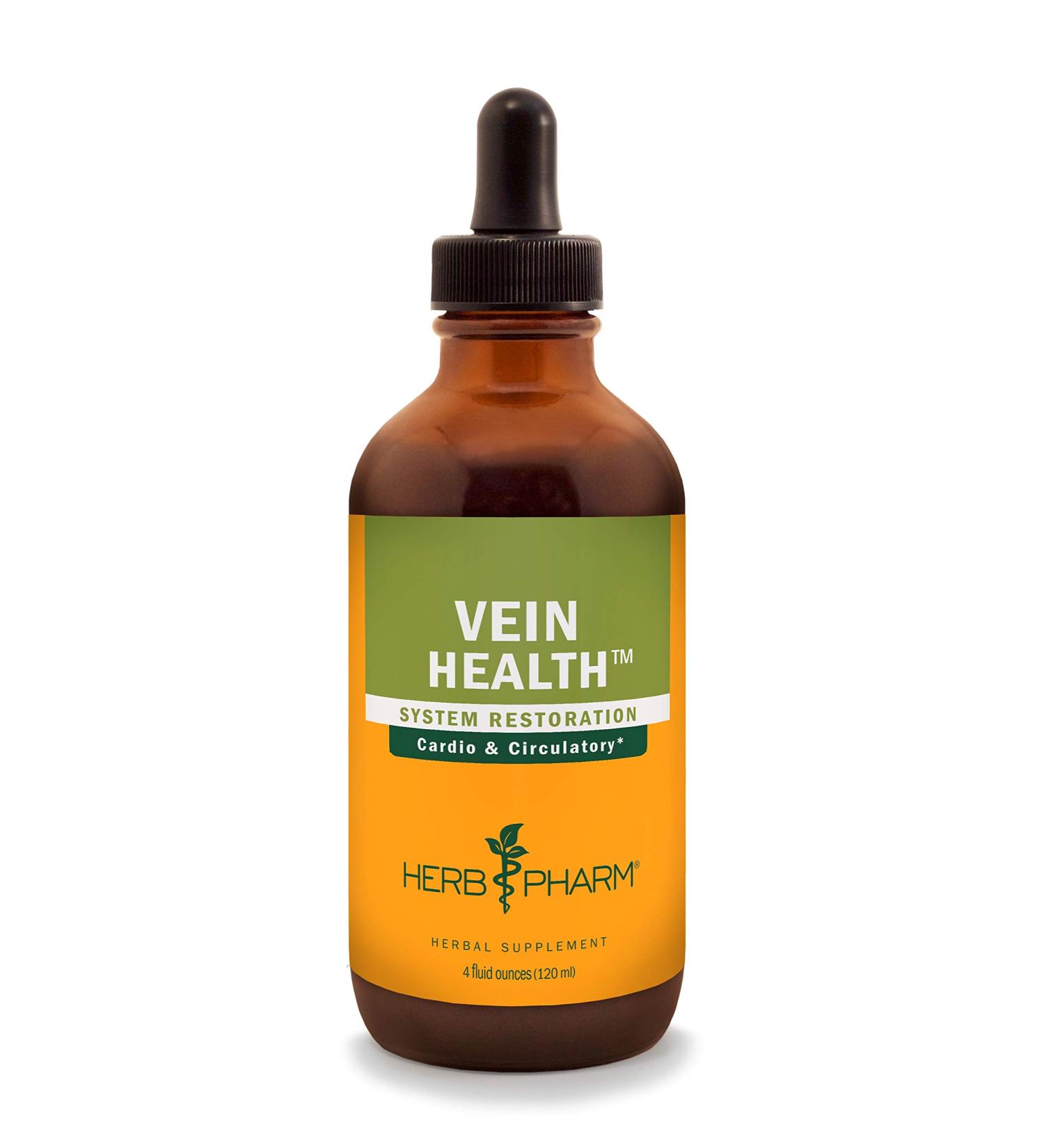 Herb Pharm Vein Health Liquid Herbal Formula for Cardiovascular and Circulatory System Support - 4 Ounce 4 Fl Oz (Pack of 1) - Buy Online on GoSupps.com