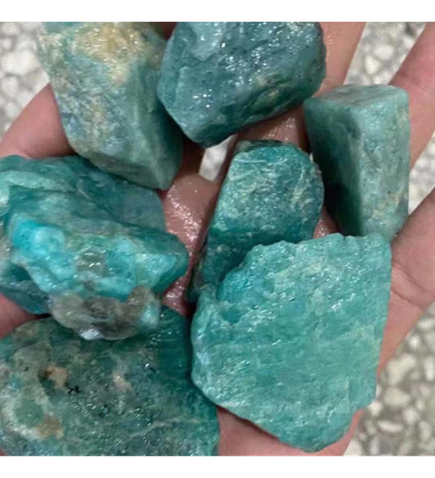 Natural Crystal Rough 50g Natural Clear Quartz Crystal Rock Chips Specimen Collection Natural Mixing Fish Tank (Color : Amazonite Size : 2-4 cm) - Buy Online on GoSupps.com