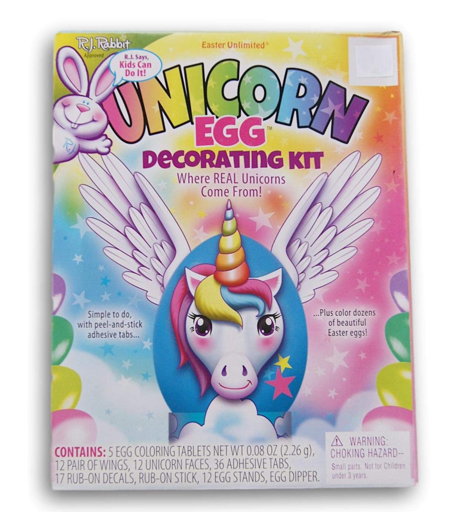 Easter Unlimited Unicorn Easter Egg Decorating Kit
