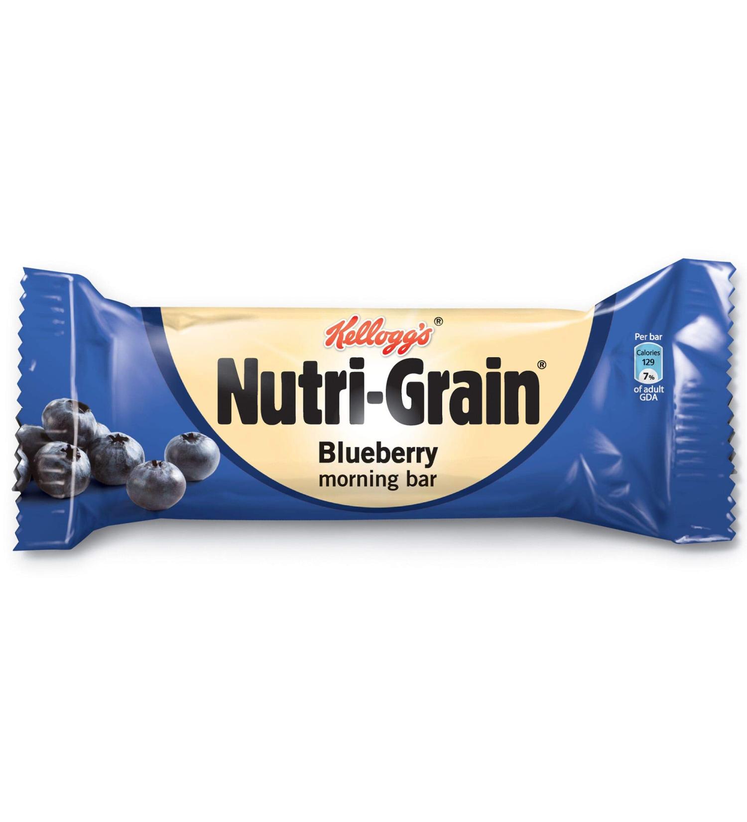 Kelloggs Blueberry Nutri Grain Bars - 25x37g