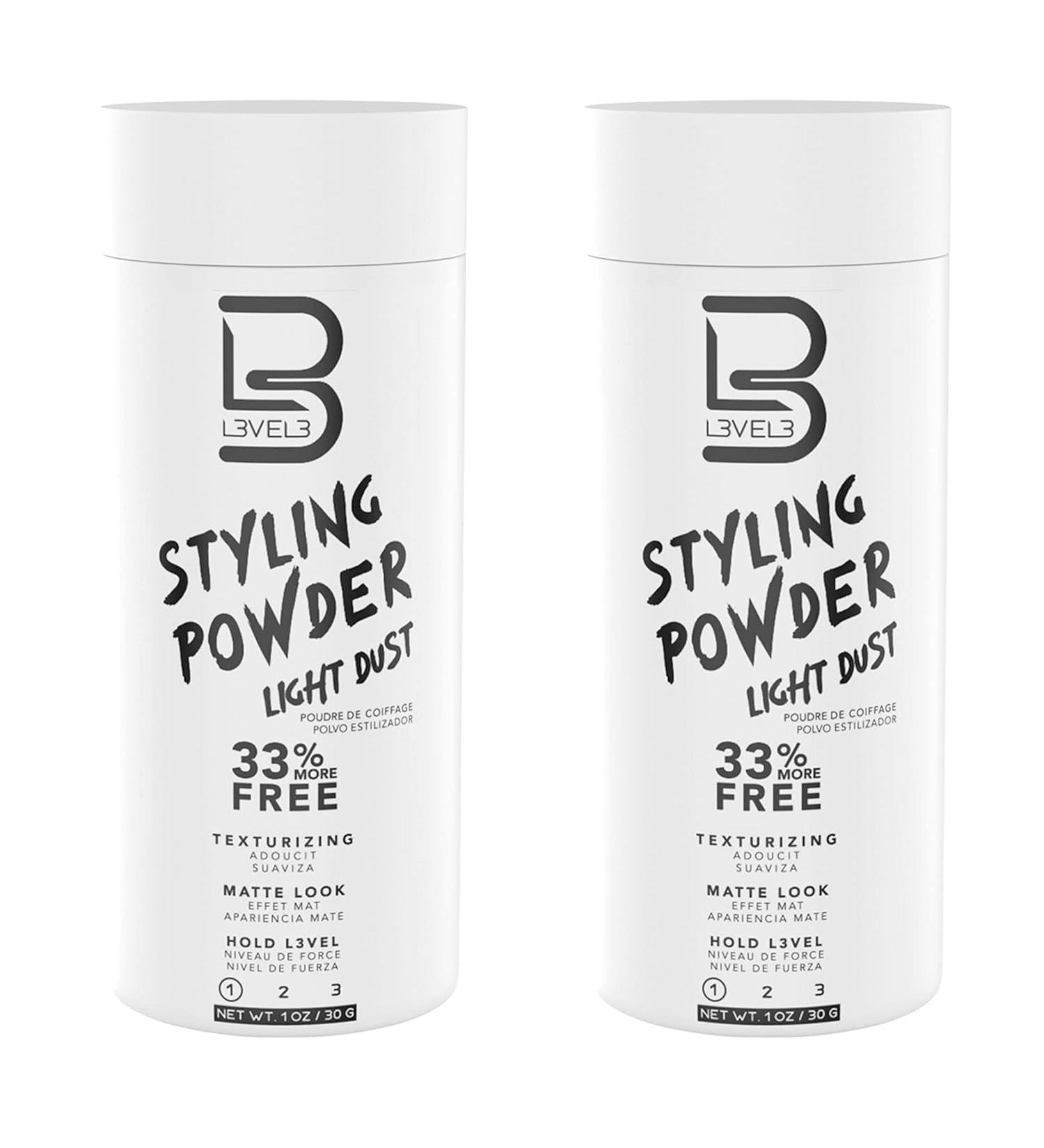 Level 3 Light Hold Styling Powder Natural Matte Hairstyle Texturizing and Volumizing - 1 Oz - Buy Online on GoSupps.com