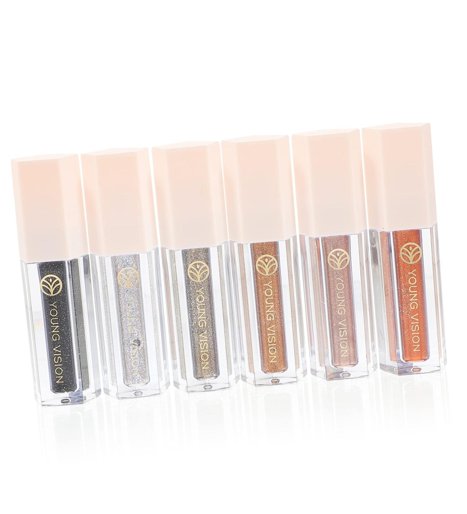 Angoily 6pcs Eye Shadow Set Eyeshadow Makeup Stuff Makeup Tools Glitter Eye Makeup Cosmetic Miss Liquid 1 count (Pack of 1) As Shown - Buy Online on GoSupps.com