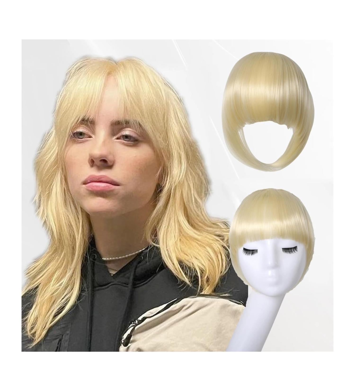 Bangs Hair Clip In Bangs Ash Brown Thick Bangs Fringe with Temples Hairpieces for Women Bangs in Hair Extensions for Daily Wear Hair Extensions(NLH1007-10) - Buy Online on GoSupps.com