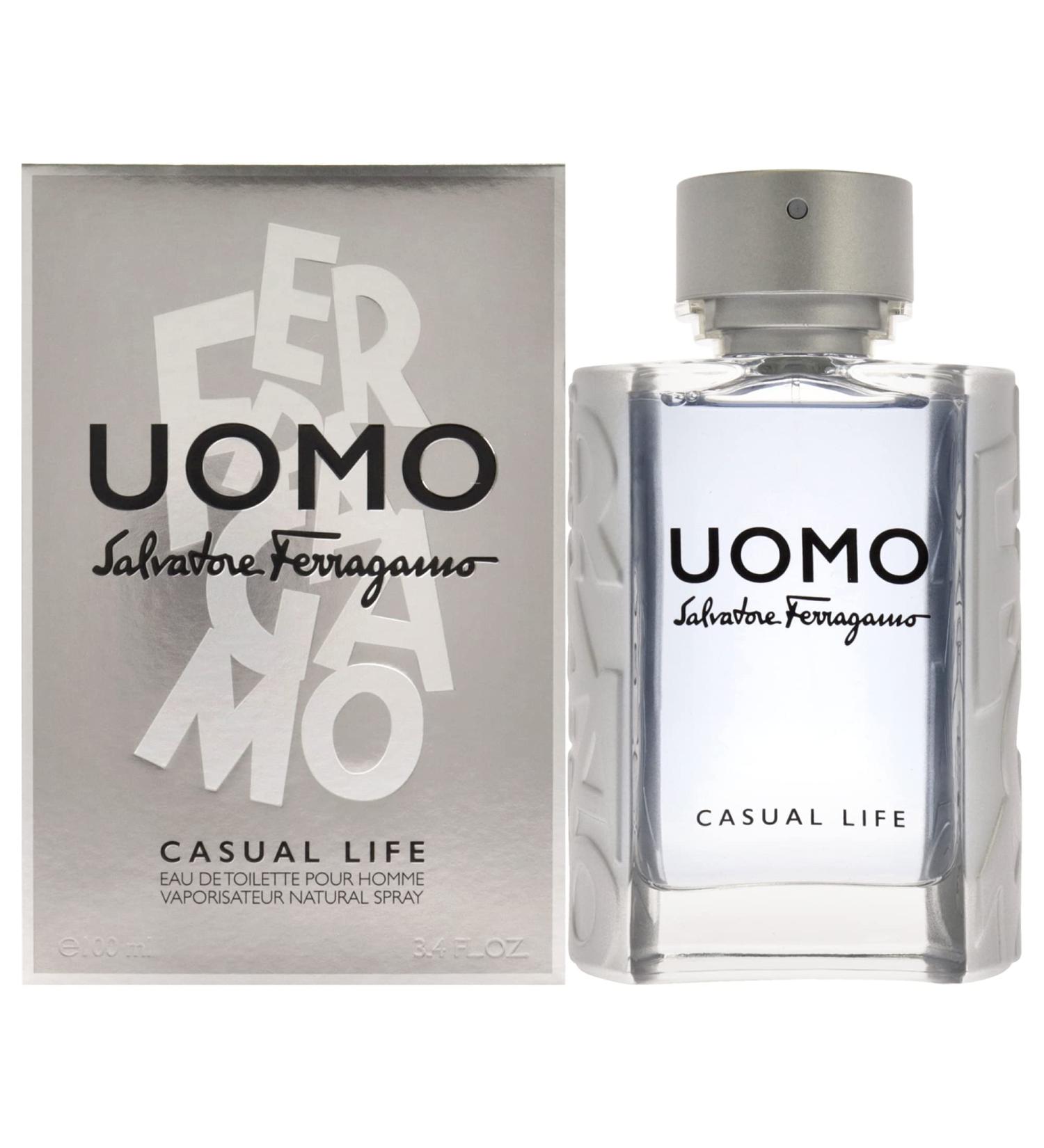 Salvatore Ferragamo Uomo Casual Life Eau De Toilette Spray 100ml/3.4oz - Buy Online on GoSupps.com