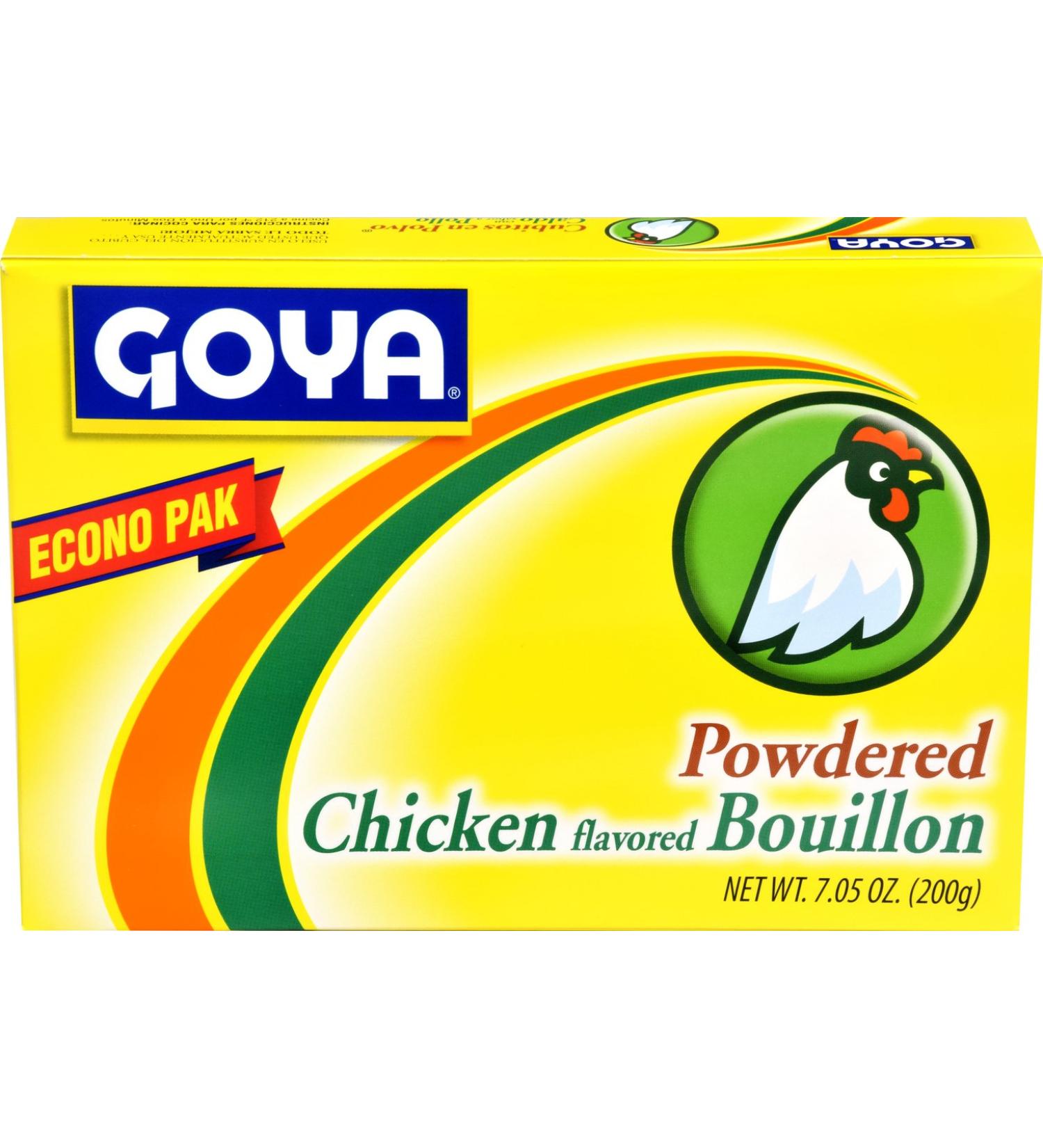Goya Chicken Flavored Bouillon Powder - 7.05 oz - Buy Online on GoSupps.com