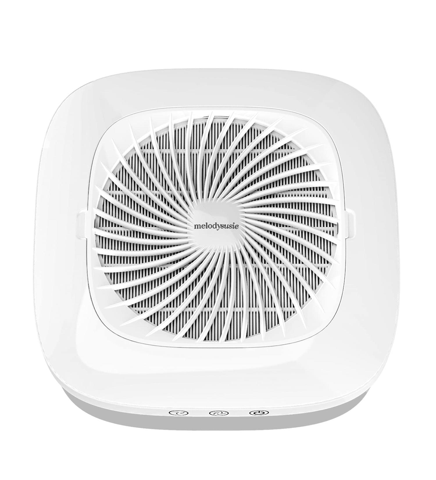 MelodySusie Nail Dust Collector with Reusable Filter - Powerful Electric Nail Vacuum for Acrylic Gel Polishing - Low Noise Salon Dust Extractor - Buy Online on GoSupps.com