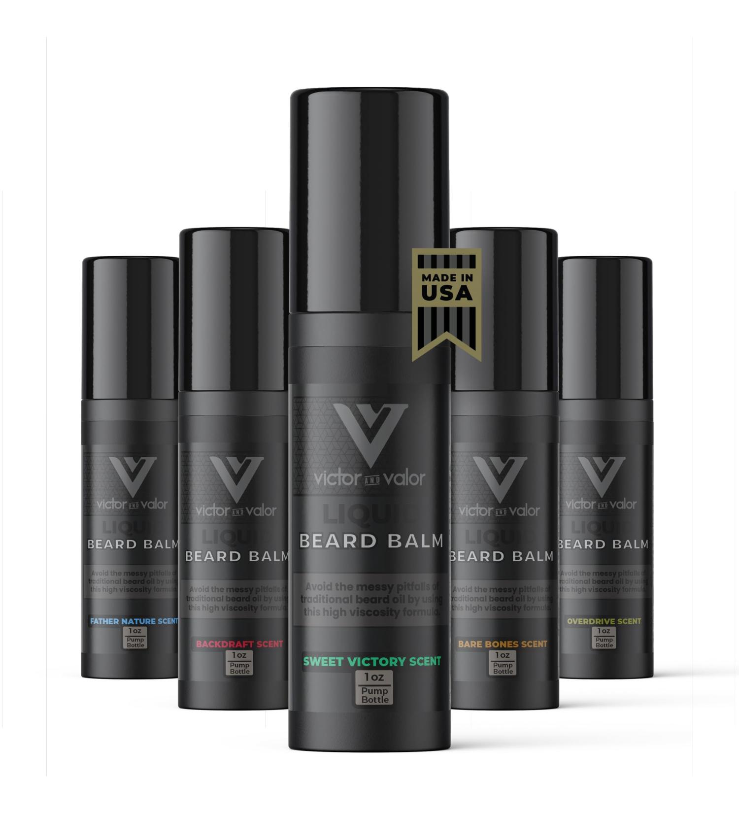 Buy Liquid Beard Balm - Moisturizing Oils & Shea Butter - Men's Grooming - Sweet Victory 1 oz - Buy Online on GoSupps.com