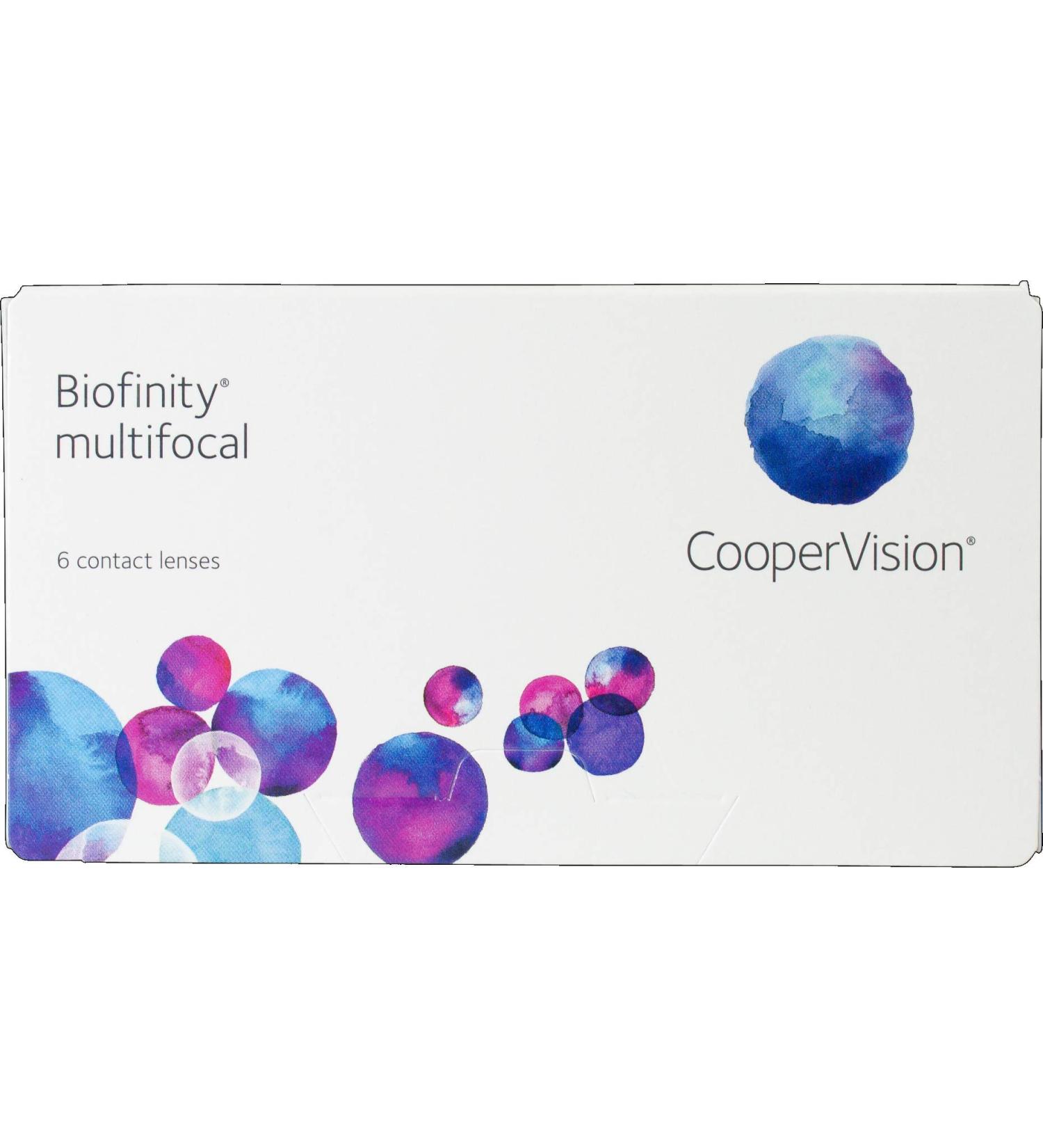 Biofinity multifocal - N-Profile monthly soft lenses 6 pieces BC 8.6 mm/DIA 14.0 mm/ADD +2.50 N / -2.75 diopters