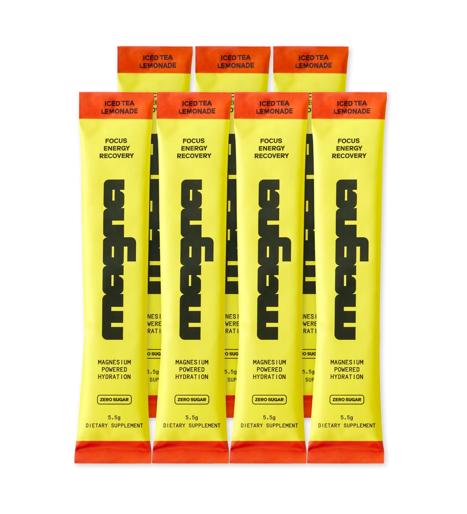 MAGNA Electrolytes Powder Drink Mix for Hydration, Energy & Focus Support with Magnesium L Threonate, Sodium, Potassium, Vitamin D, B6 & B12, Sugar Free, Tea Lemonade Flavor, 7 Servings Tea Lemonade 7 Servings - Buy Online on GoSupps.com