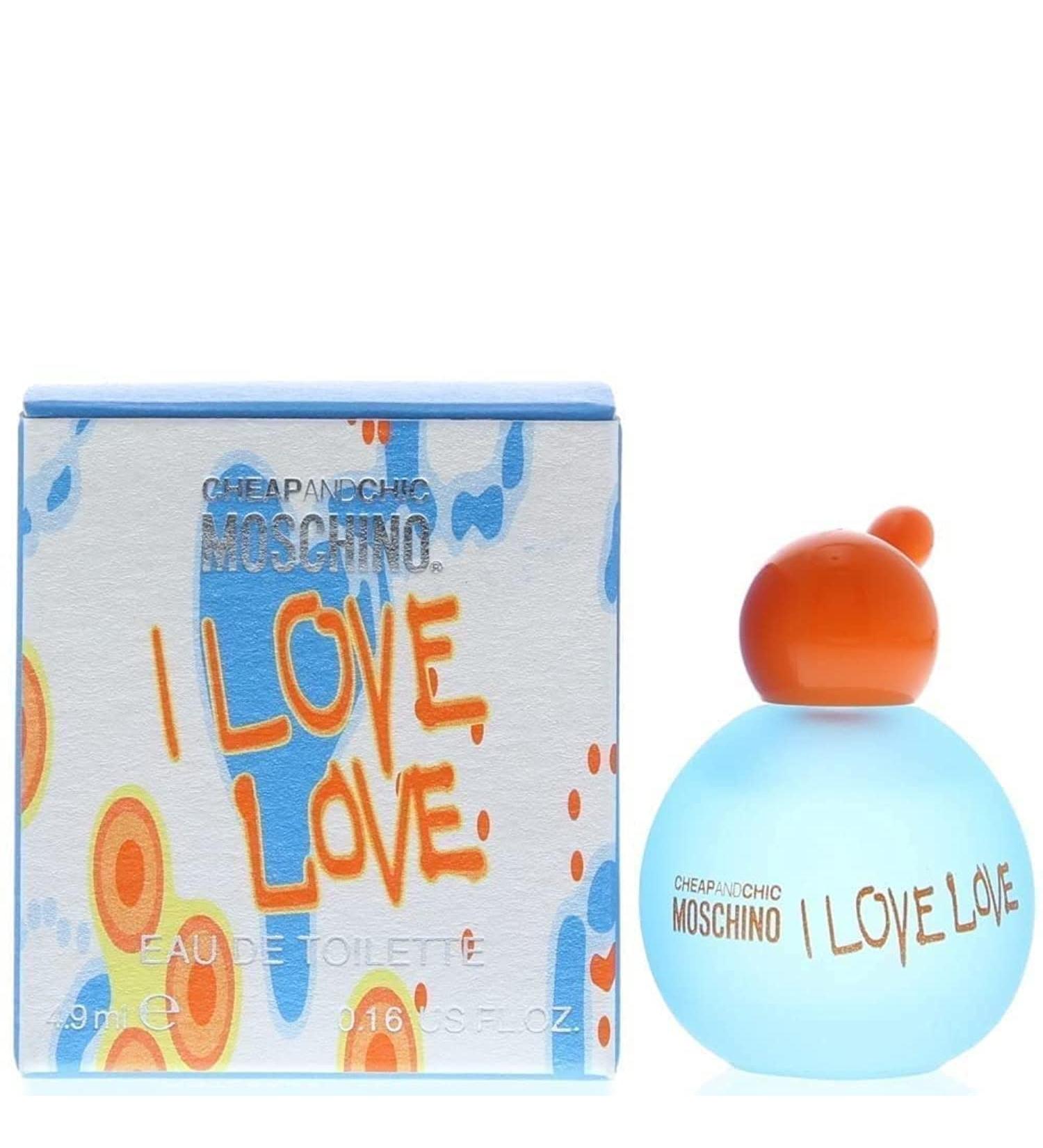 MOSCHINO I Love Love By Moschino For Women. Miniature Eau De Toilette blue 5 Ml.