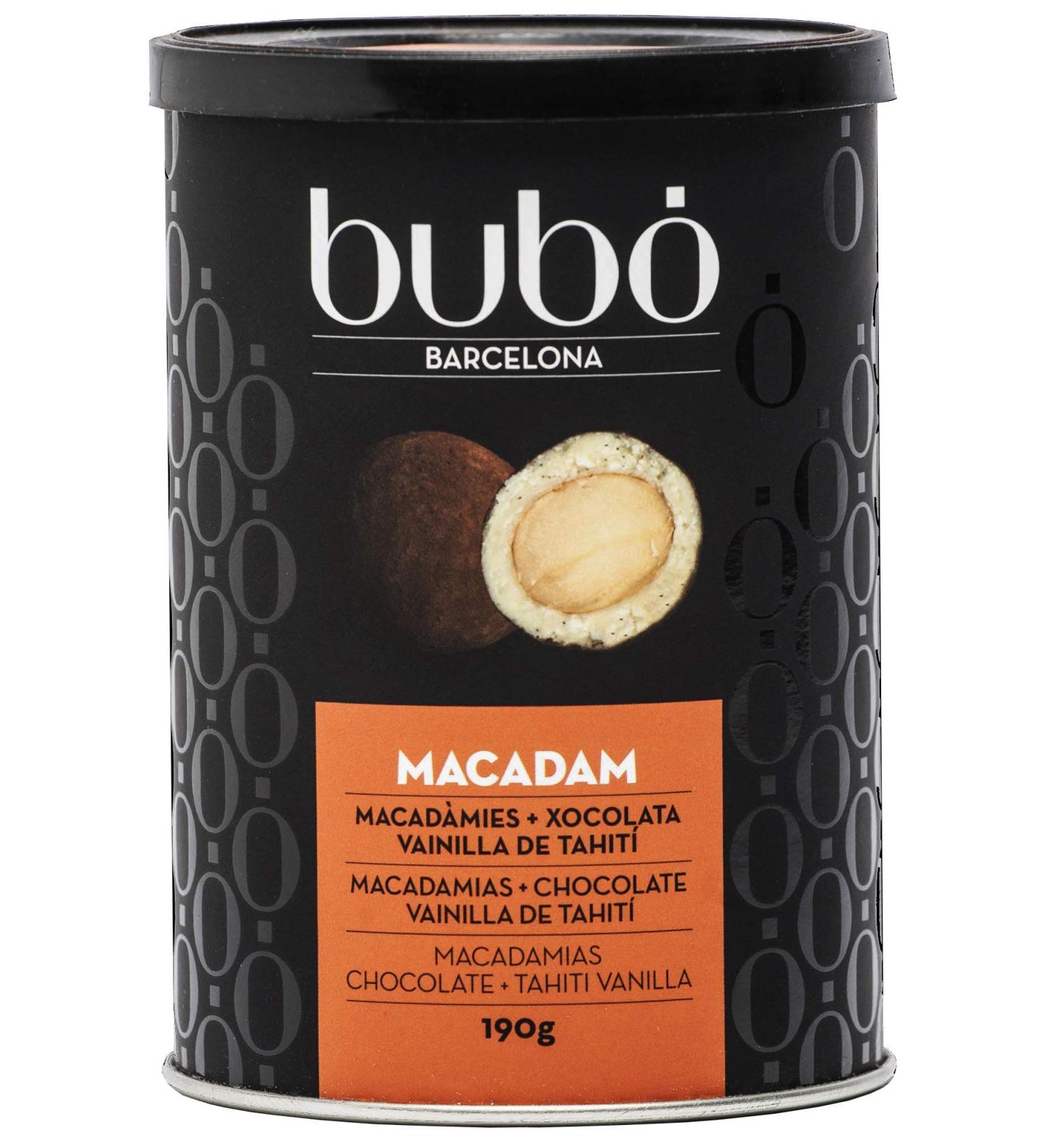Macadamia nut bonbons with white chocolate and vanilla tin 190 g