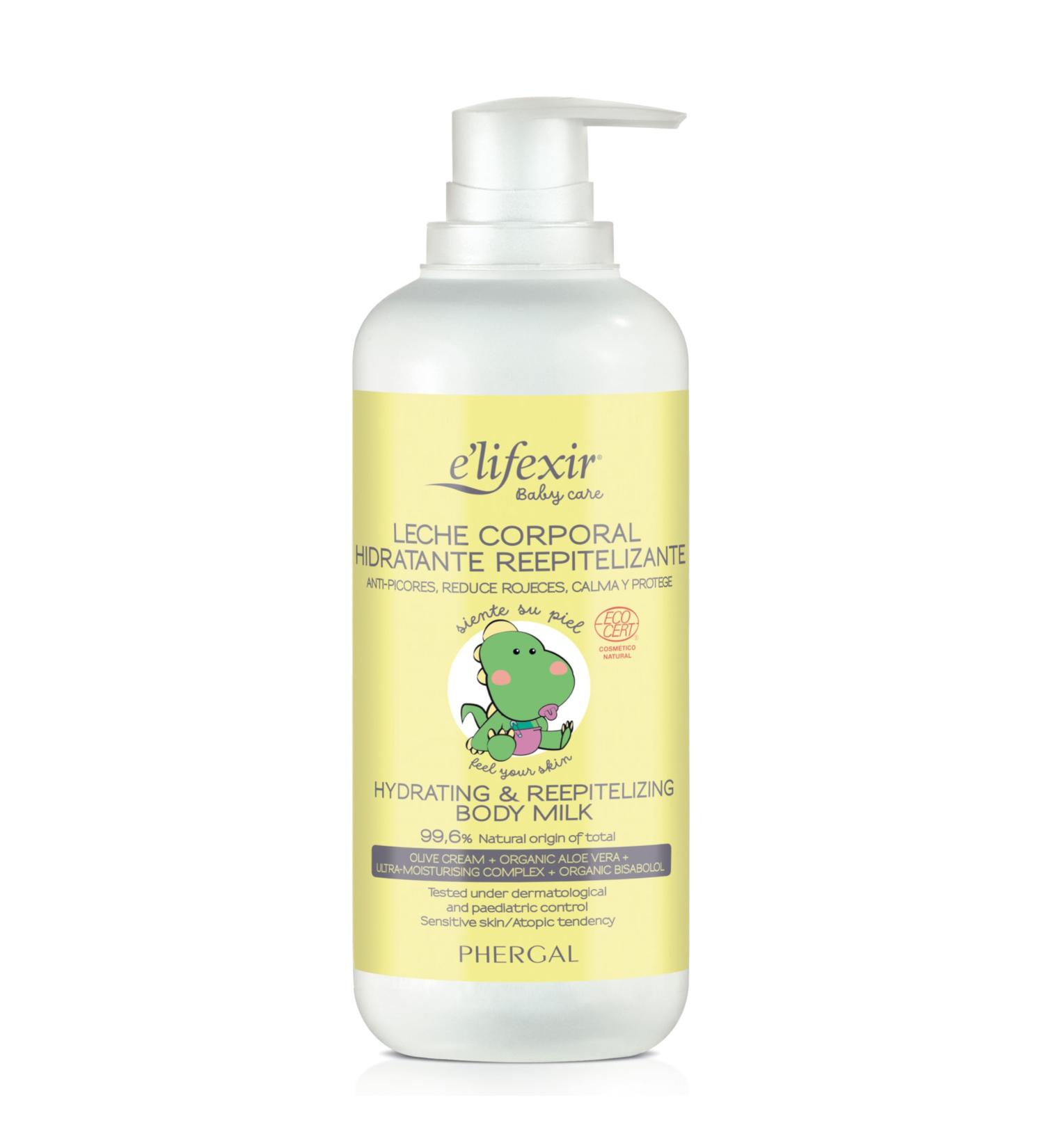 Elifexir Baby Care - Lait Corporel Hydratant R parateur | Hydrate R duit les D mangeaisons et les Rougeurs Prot ge et Apaise | Hypoallerg nique | 99% d'Ingr dients Naturels | 400 ml - Buy Online on GoSupps.com