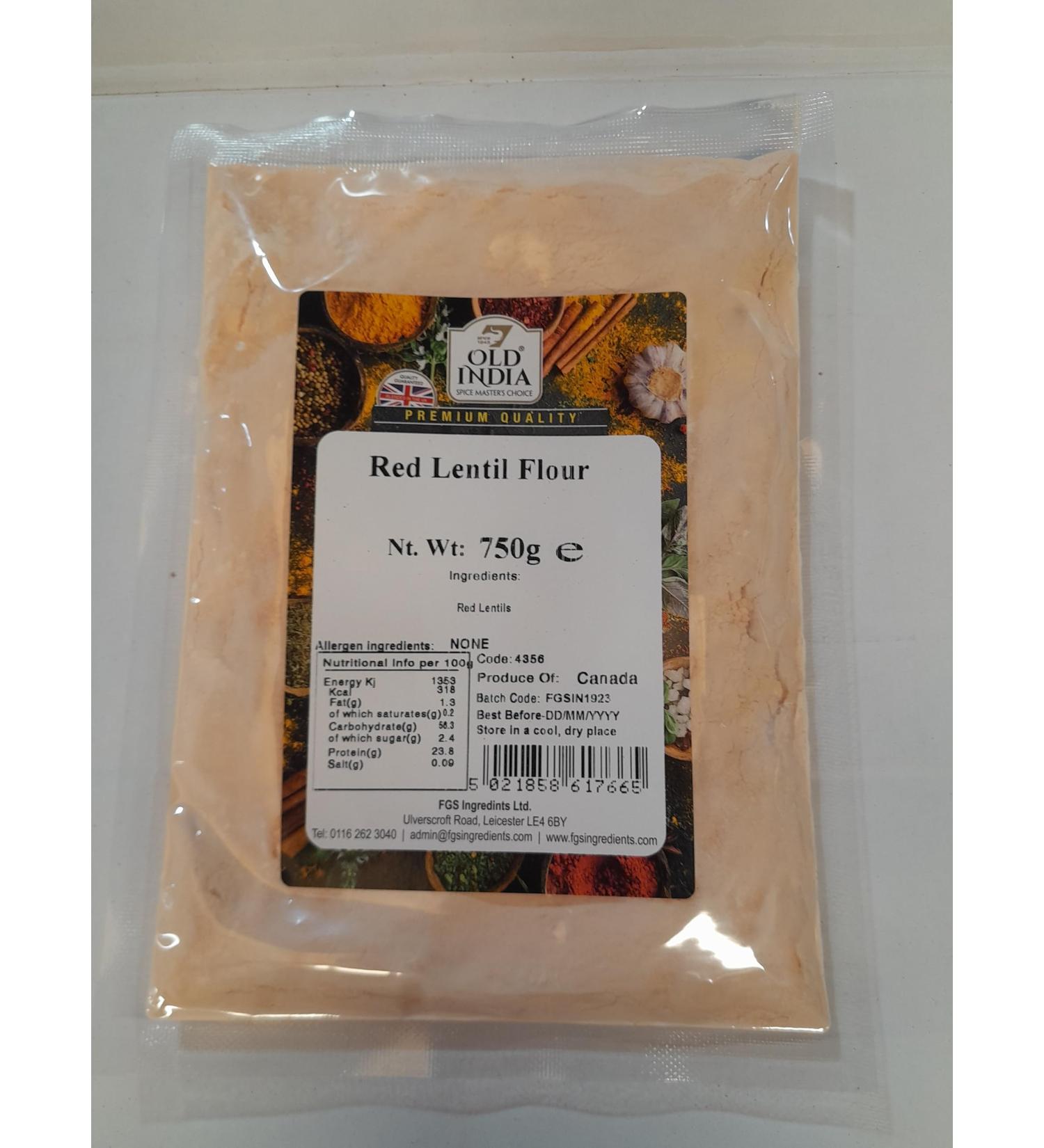 Old India Red Lentil Flour 750g 750 g