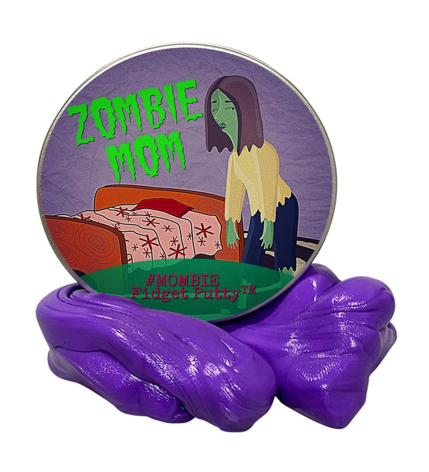 Zombie Mom Stress Relief Putty - Funny Therapy Dough for Mombie - Fidget Puddy Gift for Zombie Lover Moms and Friends - Buy Online on GoSupps.com