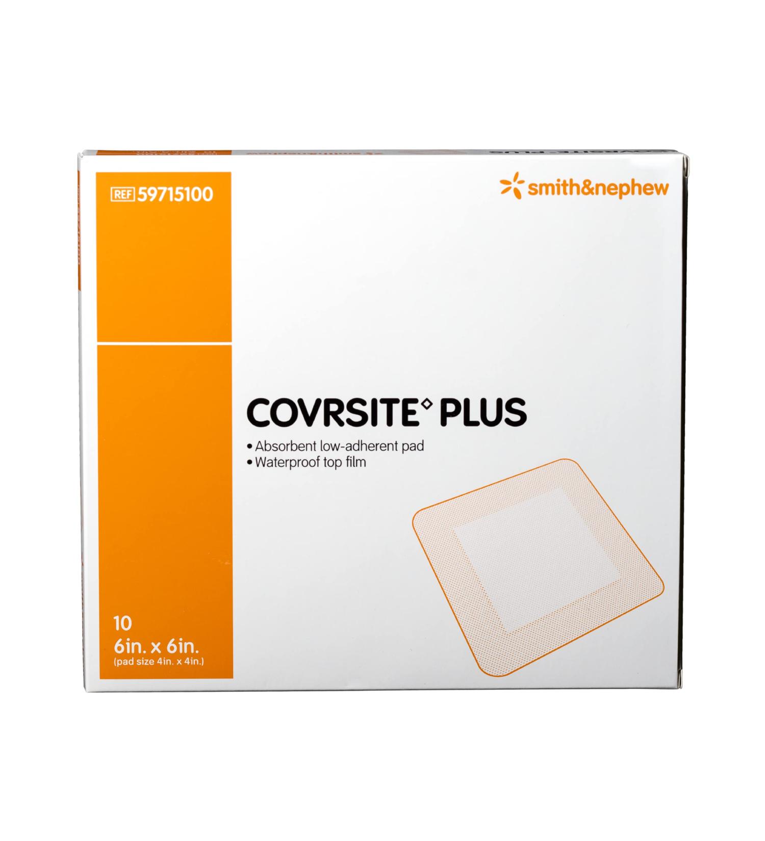 Buy Smith & Nephew 59715000 COVRSITE Plus Waterproof Dressing for Wounds 4 x 4 | International Shipping Available - Buy Online on GoSupps.com