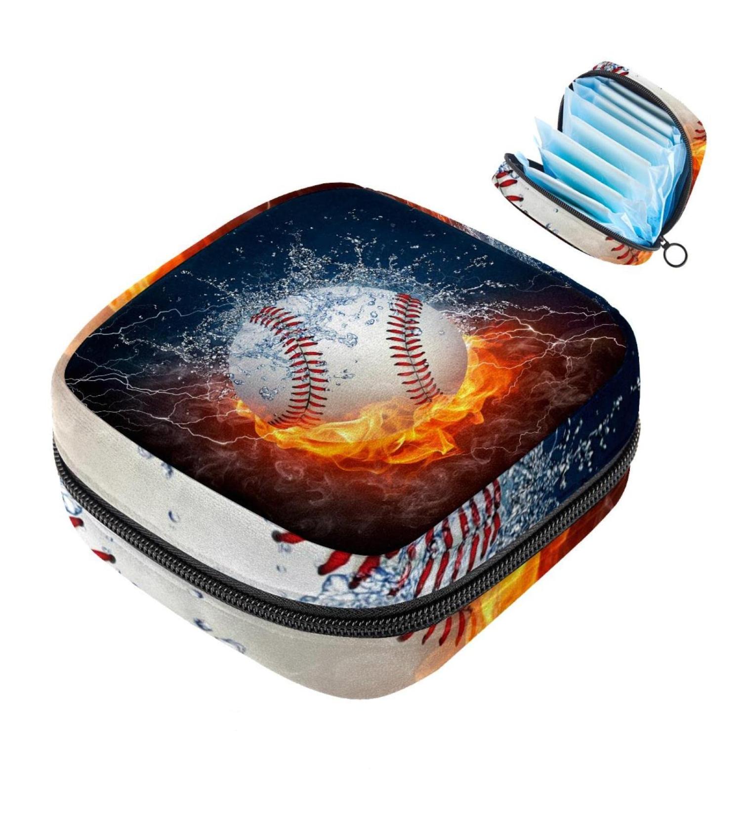 Women's Binding-Up Baseball Bag | tampon Storage & Zip Pockets | Multi-Functional Menstrual Bags - Buy Online on GoSupps.com