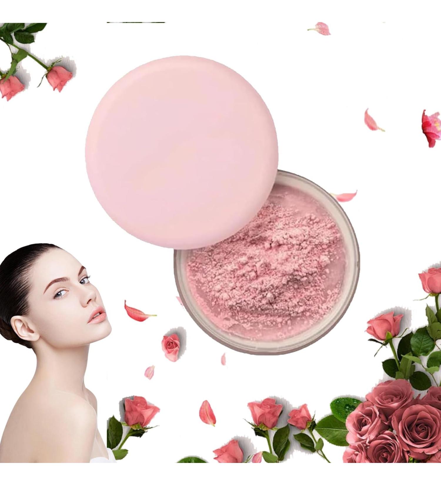 Beauty Pink Setting Powder Beauty Blurring Setting Powder Blurring Setting Powder Waterproof Setting Powder Pink Blurring Powder for All Skin Tones(1#) - Buy Online on GoSupps.com