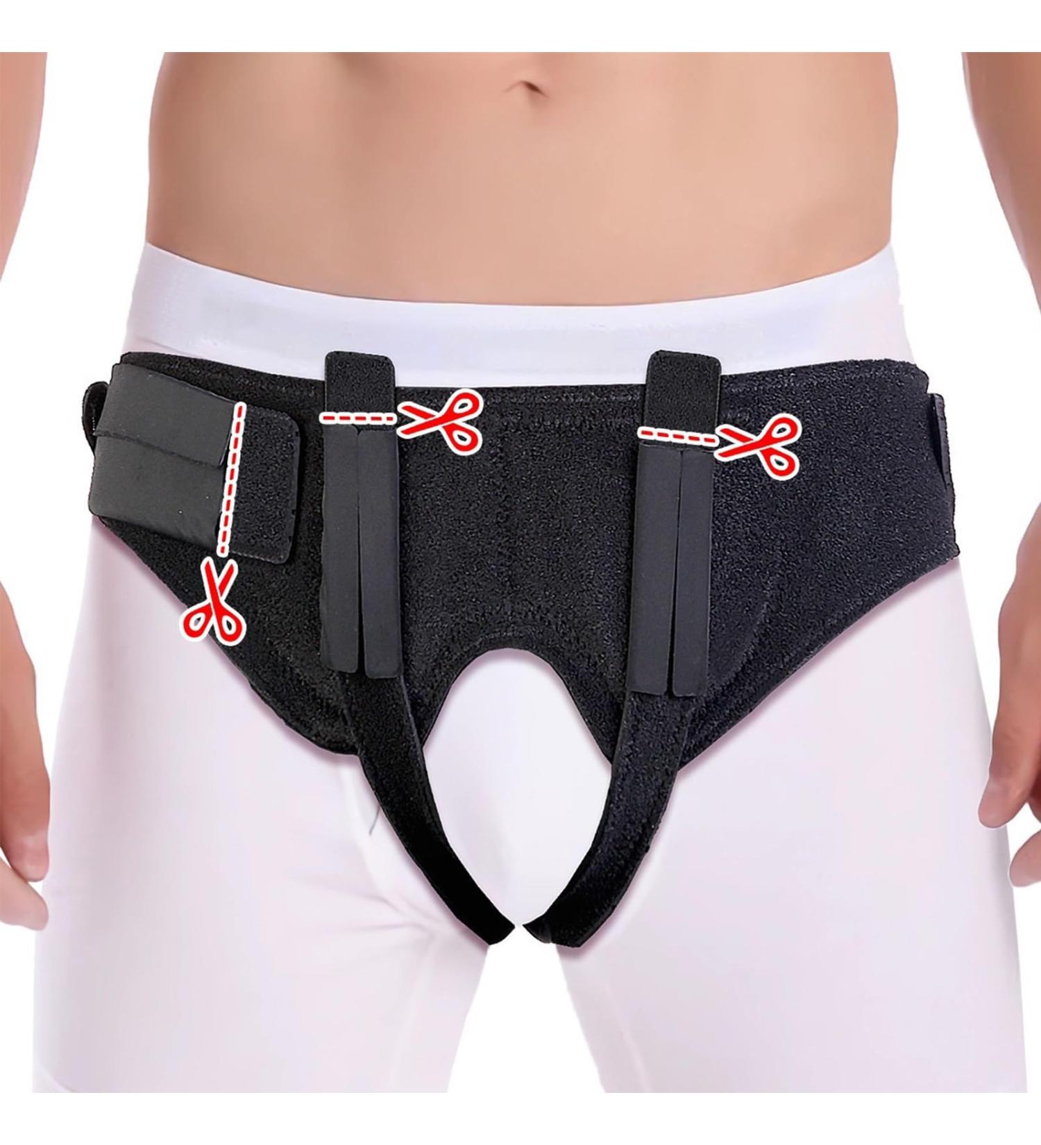 Adjustable Breathable Truss Brace for Groin Hernias | Medical Inguinal Hernia Guard for Men & Women | Pain Relief & Post-Surgery Support with 2 Removable Compression Pads - Buy Online on GoSupps.com