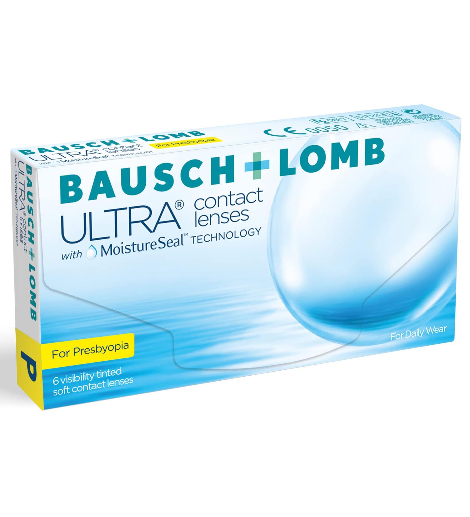 Buy Bausch and Lomb Ultra Progressive Contact Lenses for Presbyopia - Soft Monthly Lenses (3 Pieces BC 8.5mm Dia 14.2 -1.5 Diopter Low Add) - International Shipping Available - Buy Online on GoSupps.com