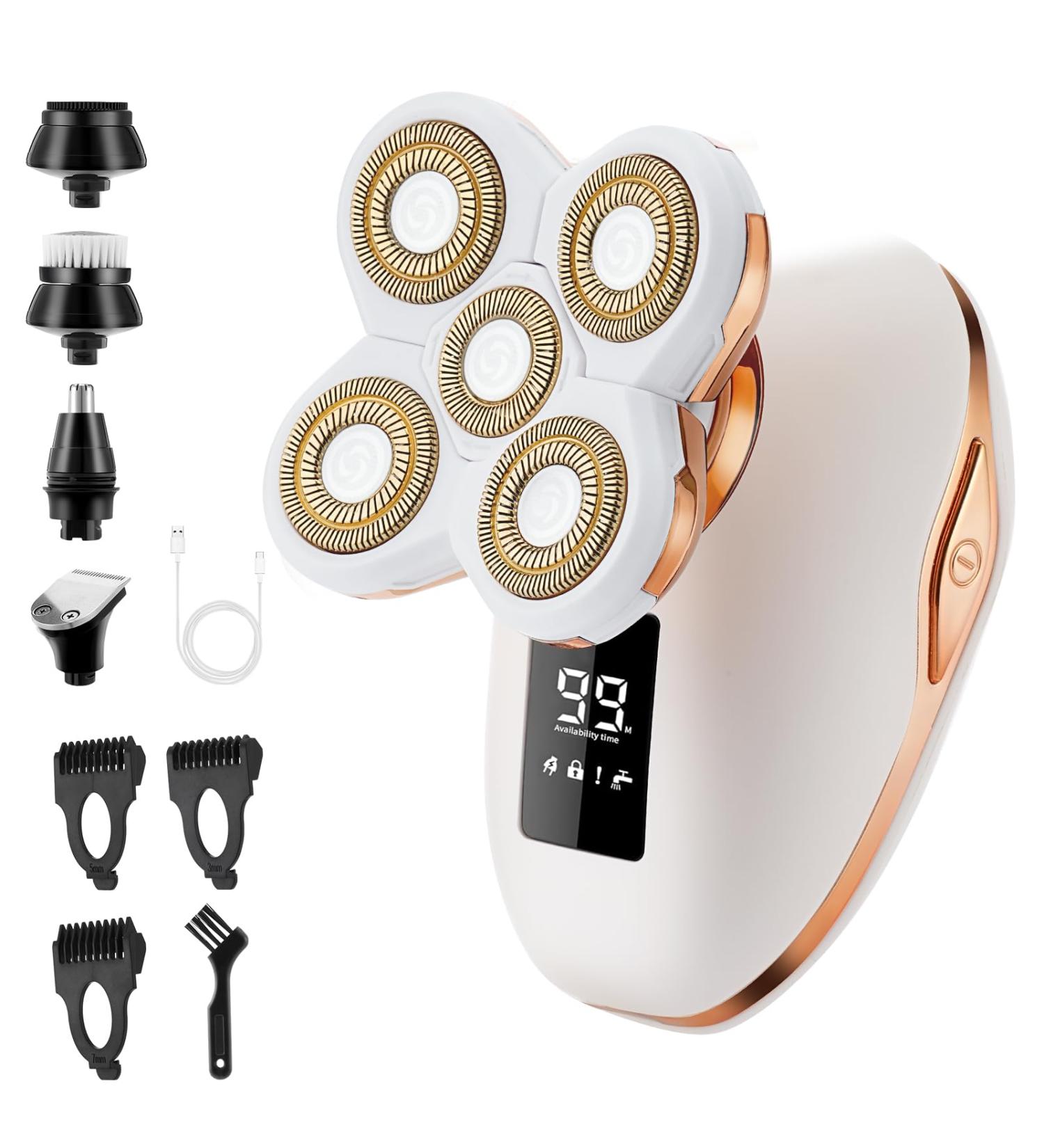 Buy Electric Razors for Women 5D Facial Hair Removal & 5-in-1 Wet/Dry Bikini Trimmer - Rechargeable Painless Grooming Kit - Buy Online on GoSupps.com