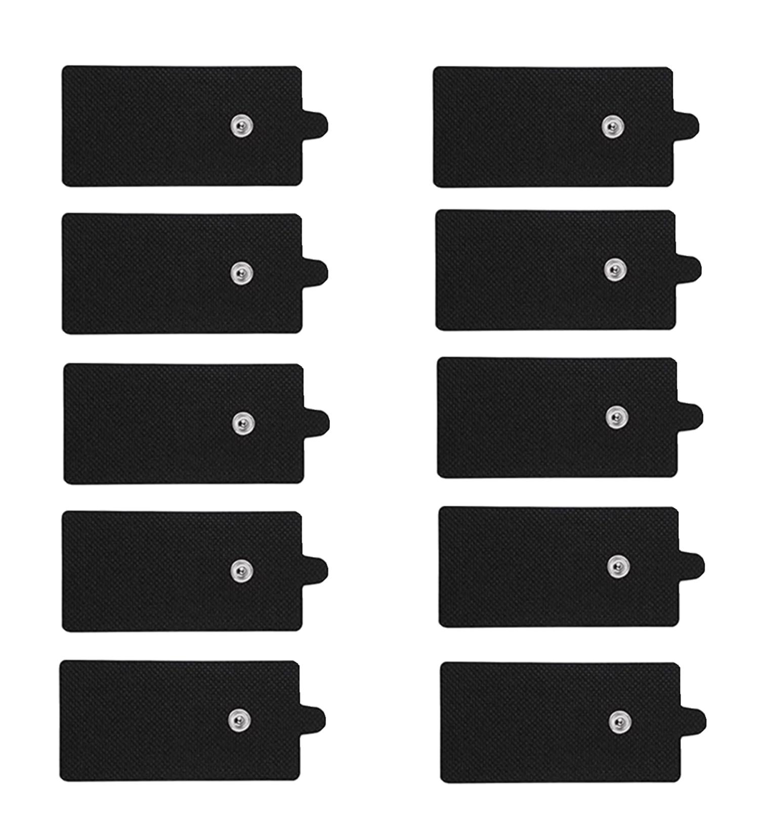 Belifu TENS Unit Electrode Pads - Reusable Self-Adhesive Latex Free Massage Pads - Standard 3.5mm Snap Connection for EMS Massagers - International Shipping Available - Buy Online on GoSupps.com