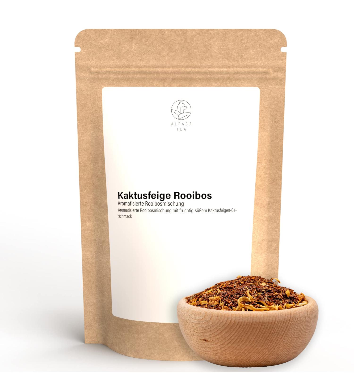 Alpaca Tea Alpaca Tea Cactus Fig Rooibos | Rooibos Blend | Loose Leaf | Resealable (2 x 100g)