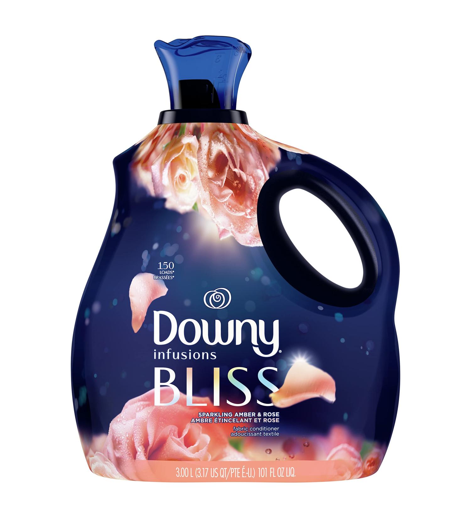 Downy Infusions Bliss Fabric Softener - Sparkling Amber & Rose | 101 fl oz - Buy Online on GoSupps.com