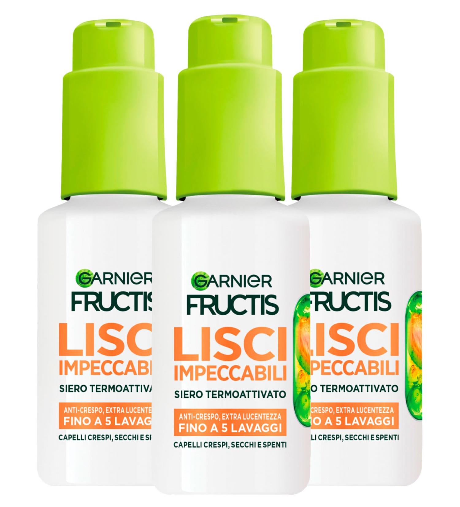  Garnier Garnier Fructis Thermoprotective and Thermoactivated Smooth Flawless Serum Anti-Frizz for Dry and Diluted Hair Moisture-Resis - Buy Online on GoSupps.com