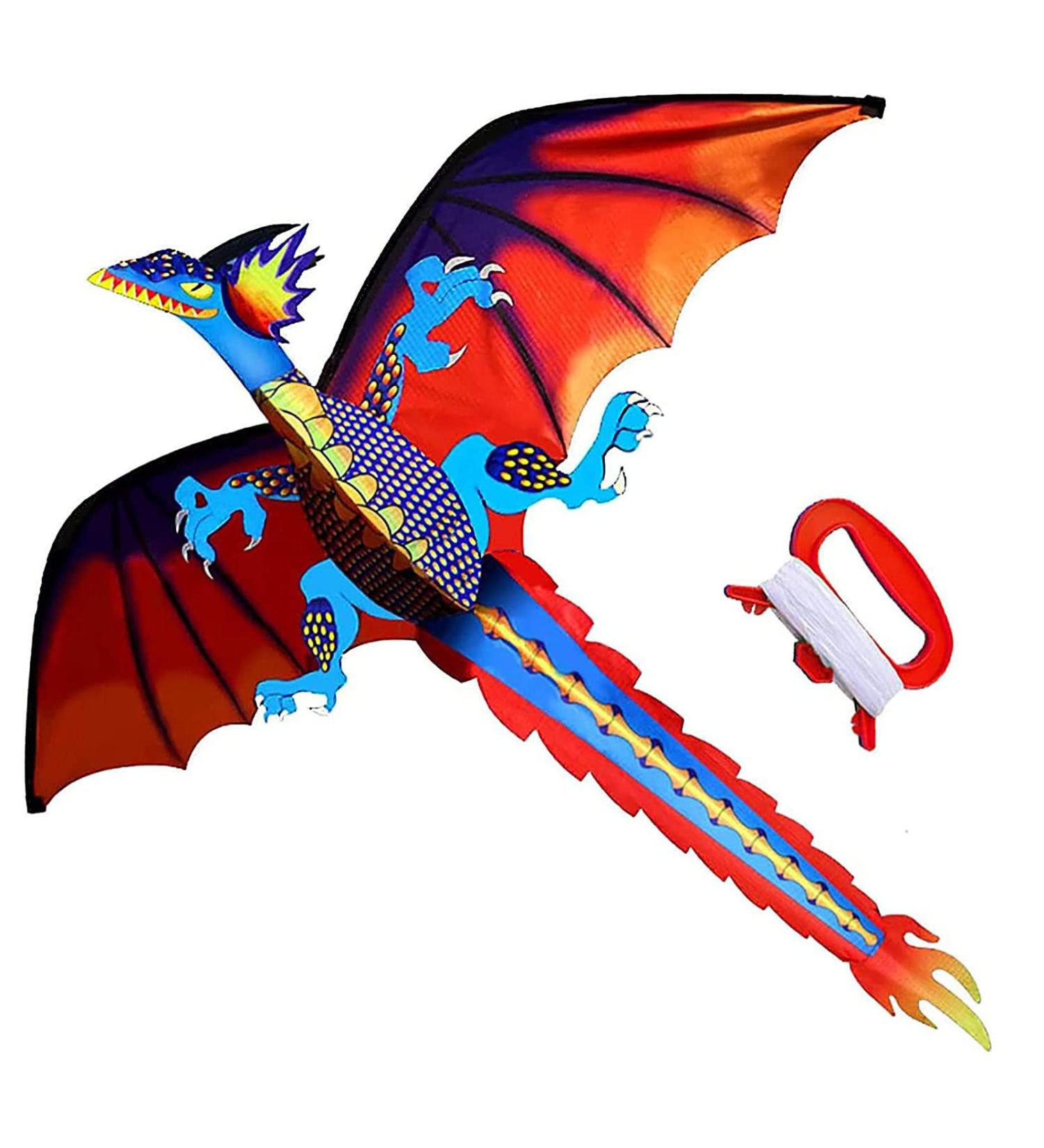 Touch the Sky Classic Kite for Kids - 55x62 Inches Includes Handle & Lines | Perfect for International Shipping - Buy Online on GoSupps.com