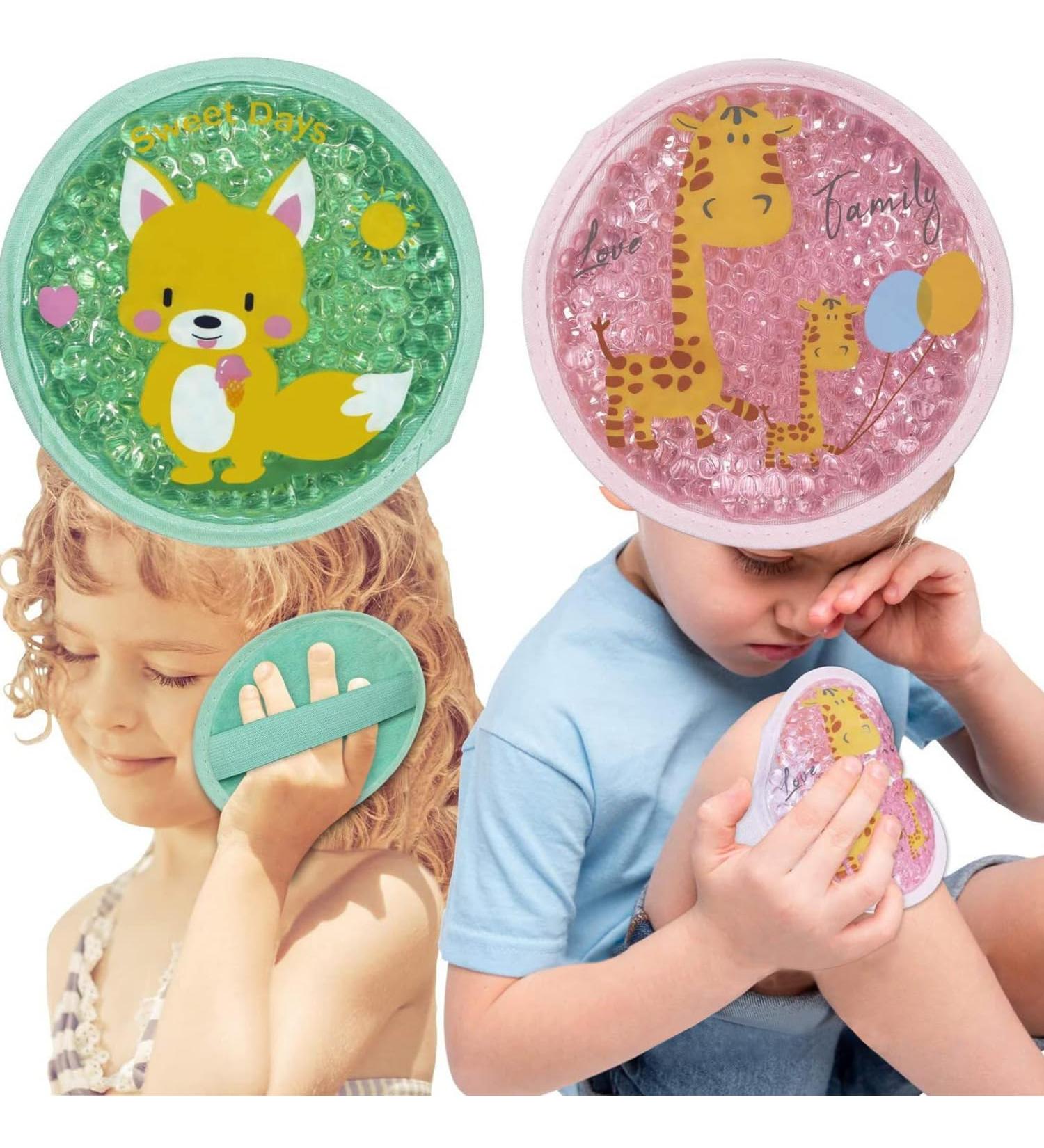 1 PS Children's cartoon ice pack reuse soft gel ice pack suitable for children injured fever ice pack - Buy Online on GoSupps.com