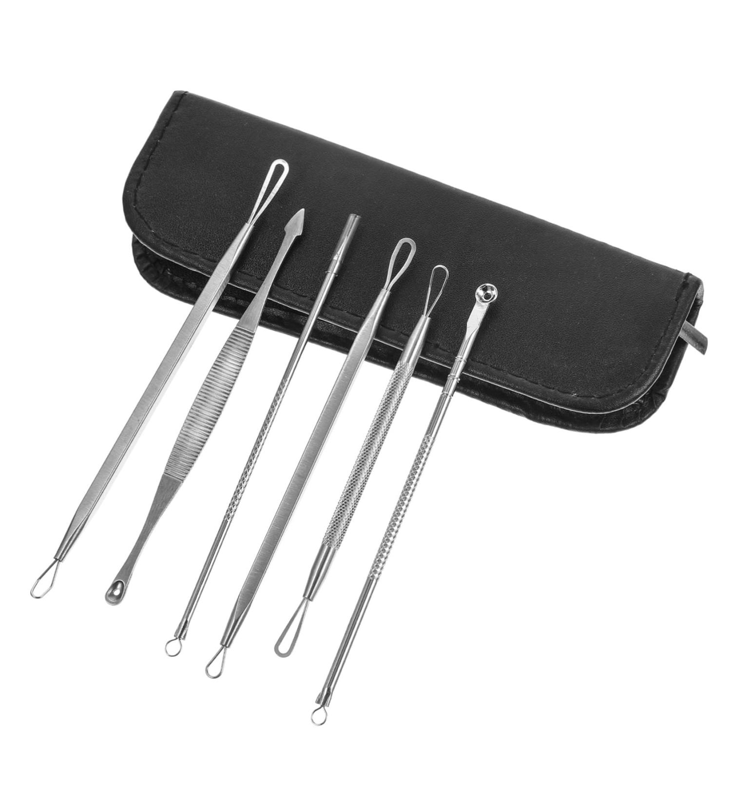 WOONEKY 1 Set Blackhead Removal Tool Specialty Tools Pimple Tool Pimple Remover Stainless Steel Silver - Buy Online on GoSupps.com
