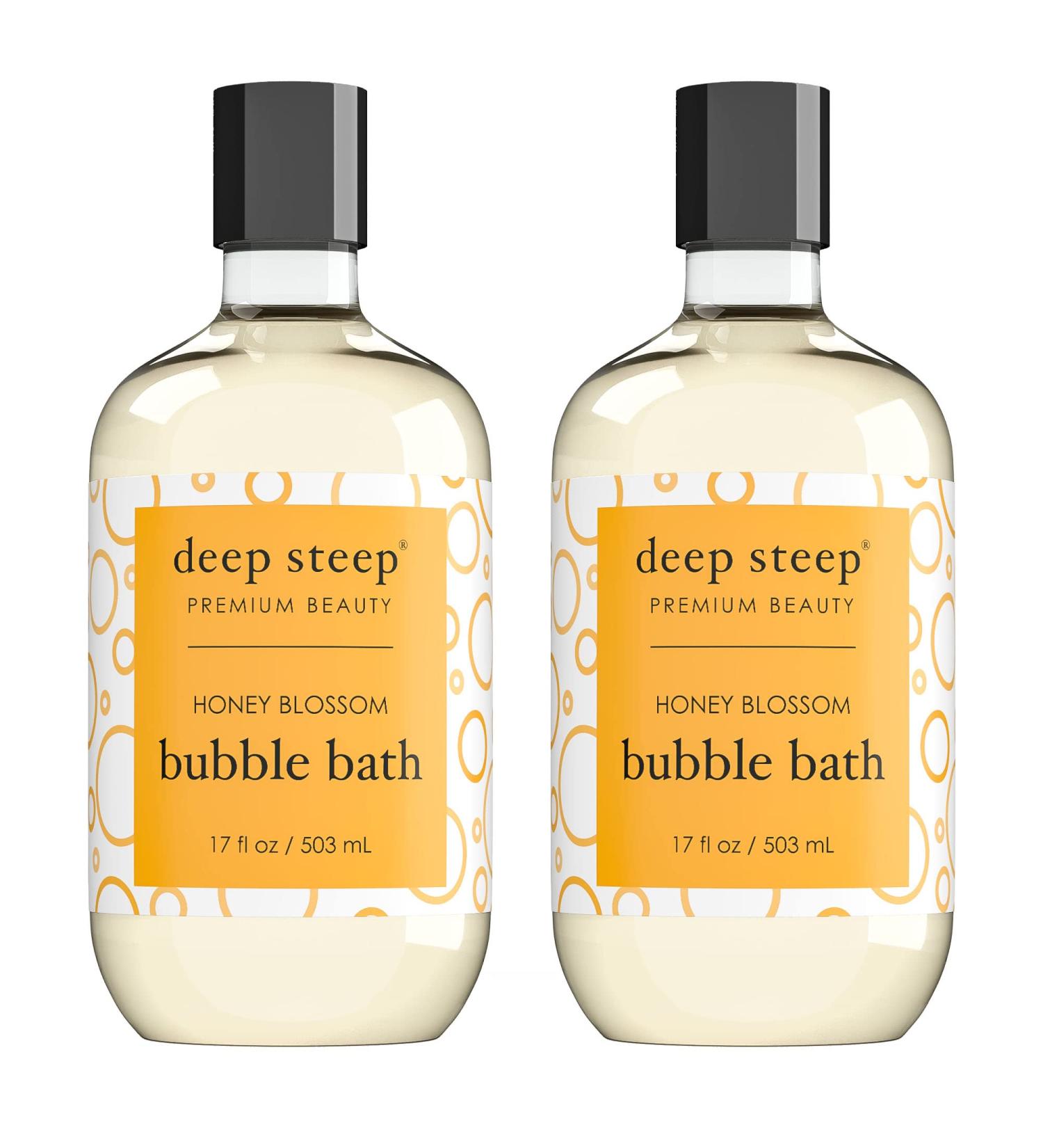 Deep Steep Bubble Bath Honey Blossom 17oz - Pack of 2 | Luxurious Bath Soak Set - Buy Online on GoSupps.com