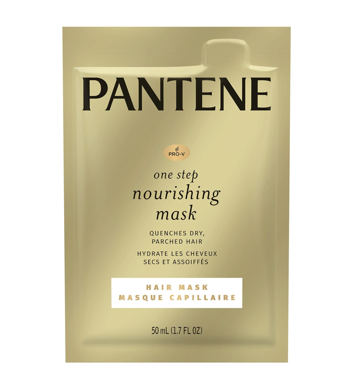 Pantene Pro-V One Step Nourishing Hair Mask 1.7 fl oz 10 Count - Moisturizing and Restoring Treatment - Buy Online on GoSupps.com