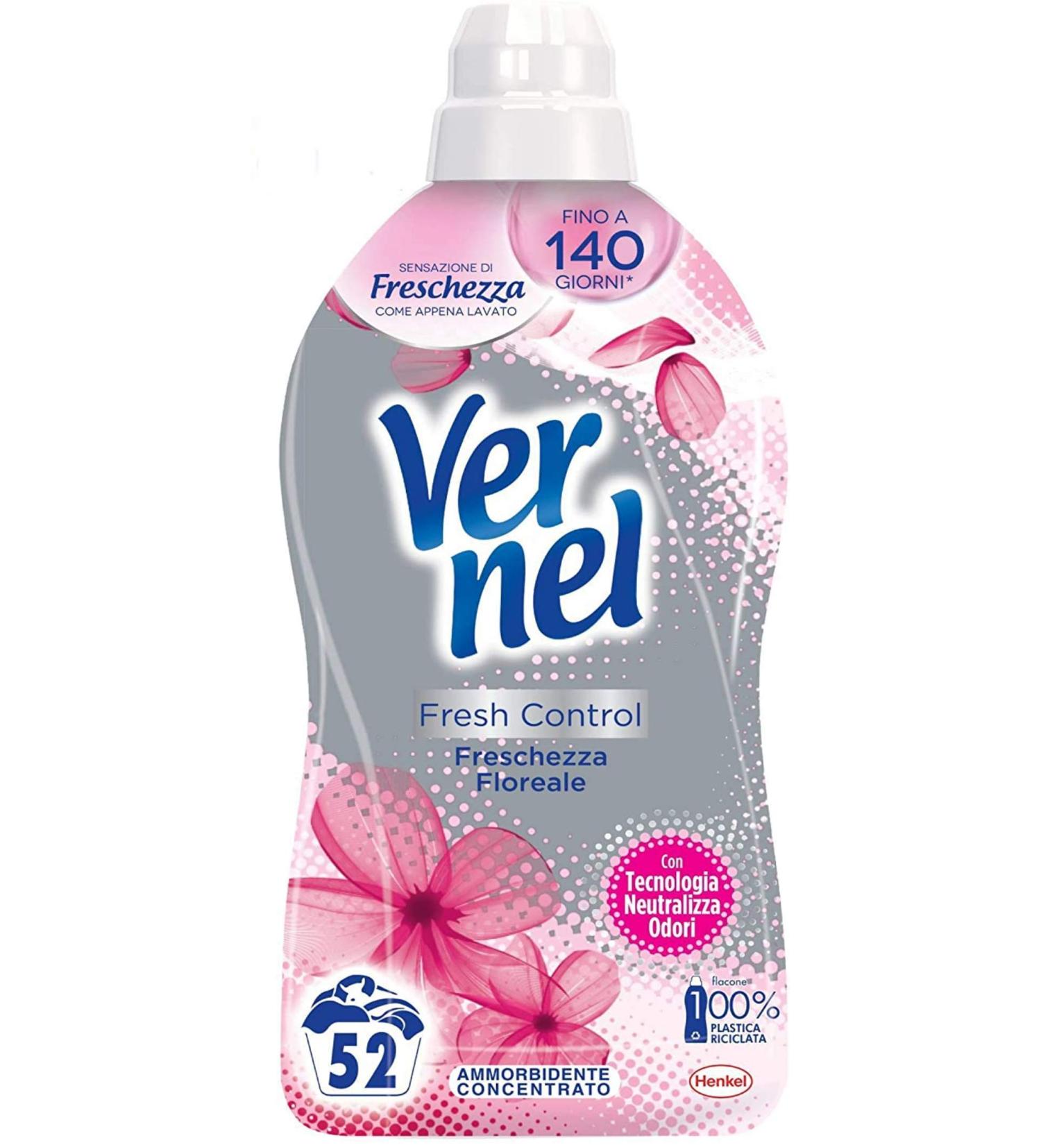 Vernel Concentrated Fabric Softener Fresh Control Floreale 1300ml | Premium Softness & Freshness - Shop Internationally - Buy Online on GoSupps.com