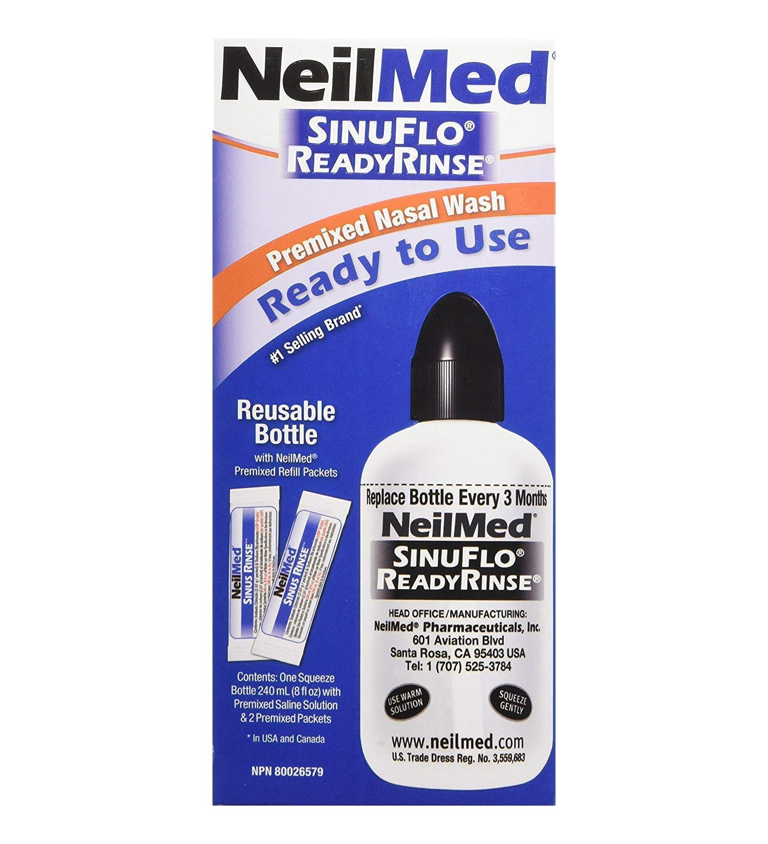 Neilmed Sinuflo Ready Rin Size 8z Neilmed Sinuflo Ready Rinse 8z