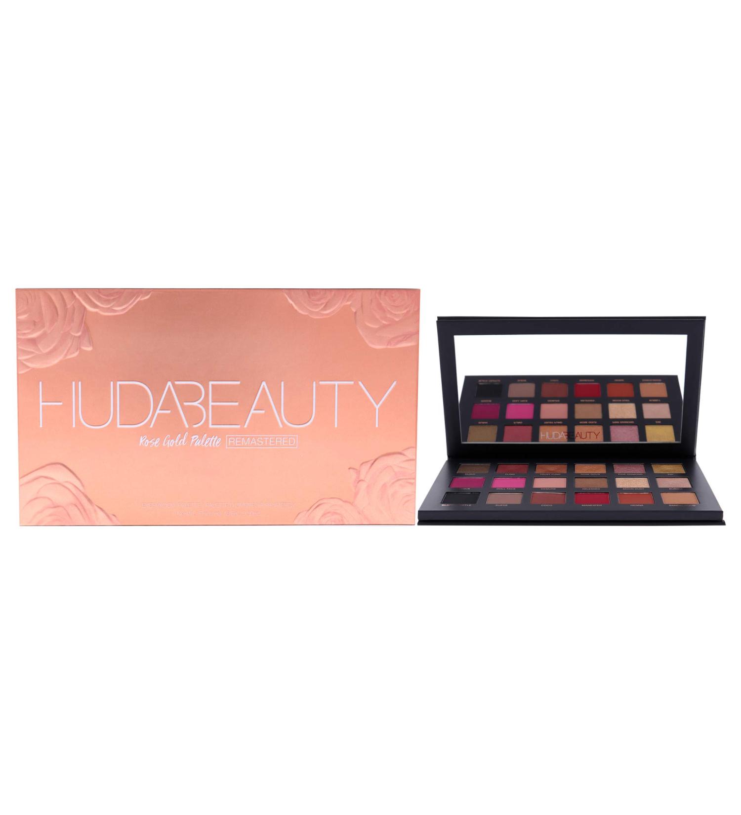 Huda Beauty Rose Gold Remastered Eyeshadow Palette - Shop Internationally | 0.59 oz Women s Eye Shadow - Buy Online on GoSupps.com