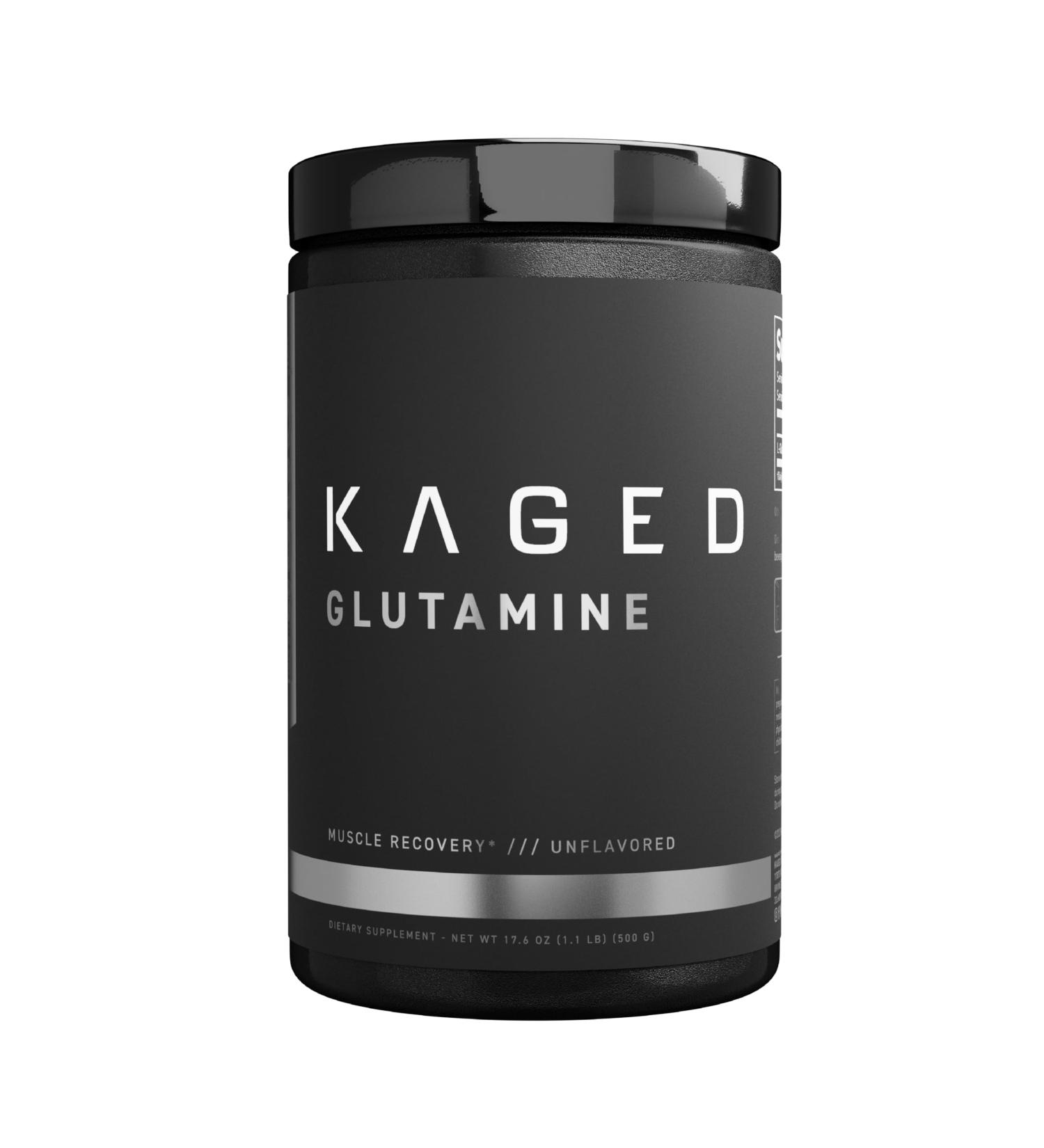 Kaged Muscle L-Glutamine Powder 500 Gram Vegan Support Muscle Recovery Post Workout Glutamine Banned-Substance Free Unflavored 100 Servings - Buy Online on GoSupps.com