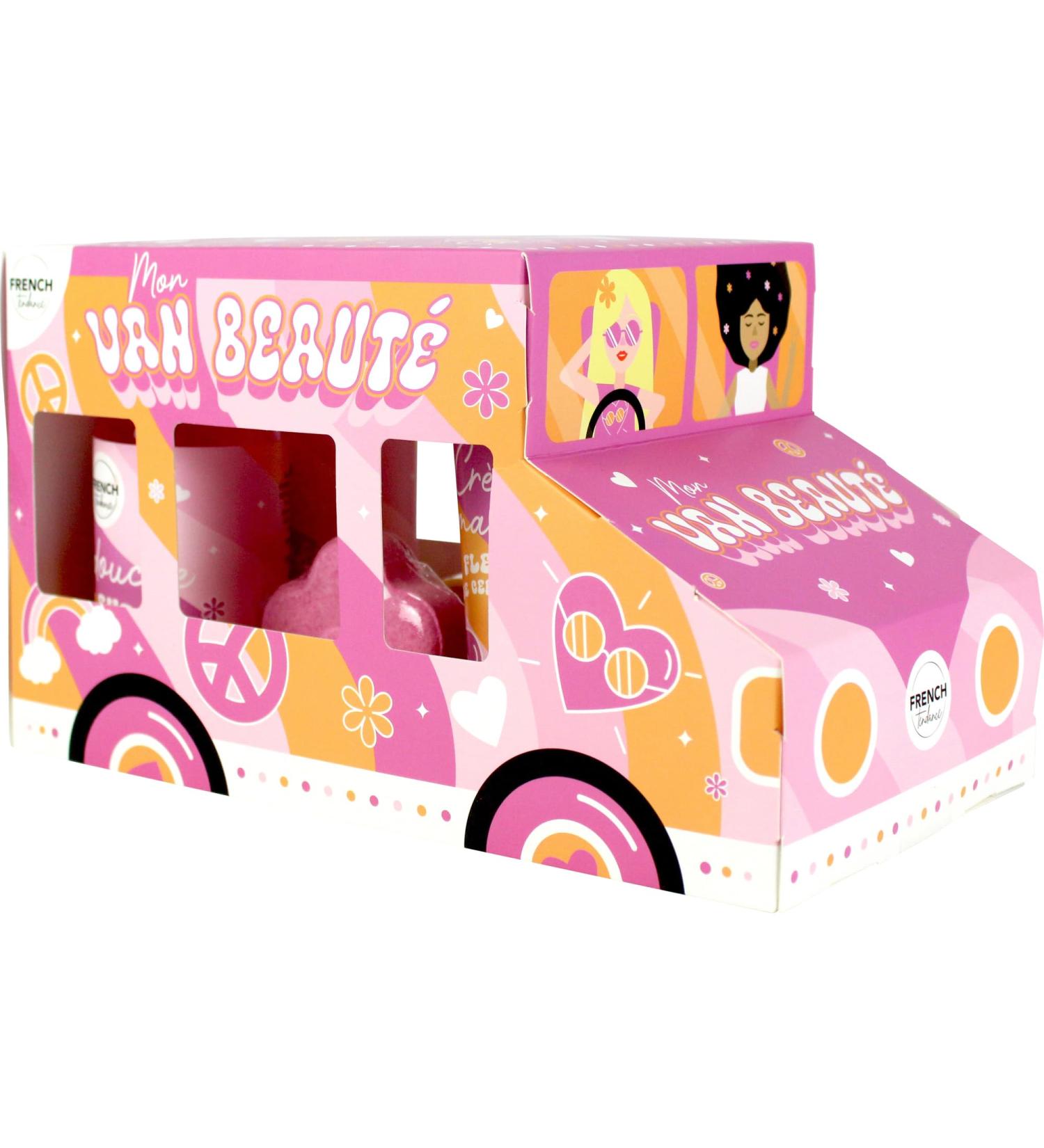 Mon Van Beaut Coffret Bain & Soin R tro | Gel Douche Fleur de Cerisier Bain Moussant Vanille Cr me Mains Bombes de Bain & Fleur de Douche | Id e Cadeau Femme - FRENCH TENDANCE - Buy Online on GoSupps.com