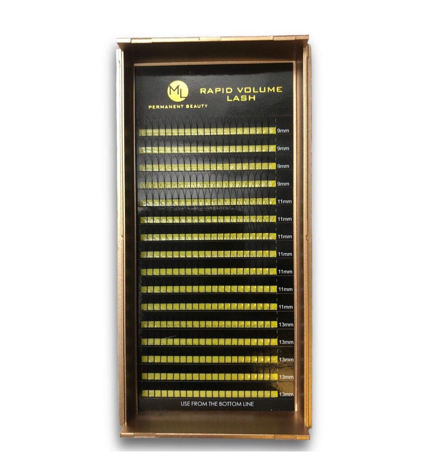 Eyelash extension single eyelashes |Y 2D Volume technology lashes | finished compartments |Bend: C D strength: 0.10mm Length: 8-14mm or Mix Box 8-14mm 9-13mm bend/curl: C curl length: Mix 8-14mm