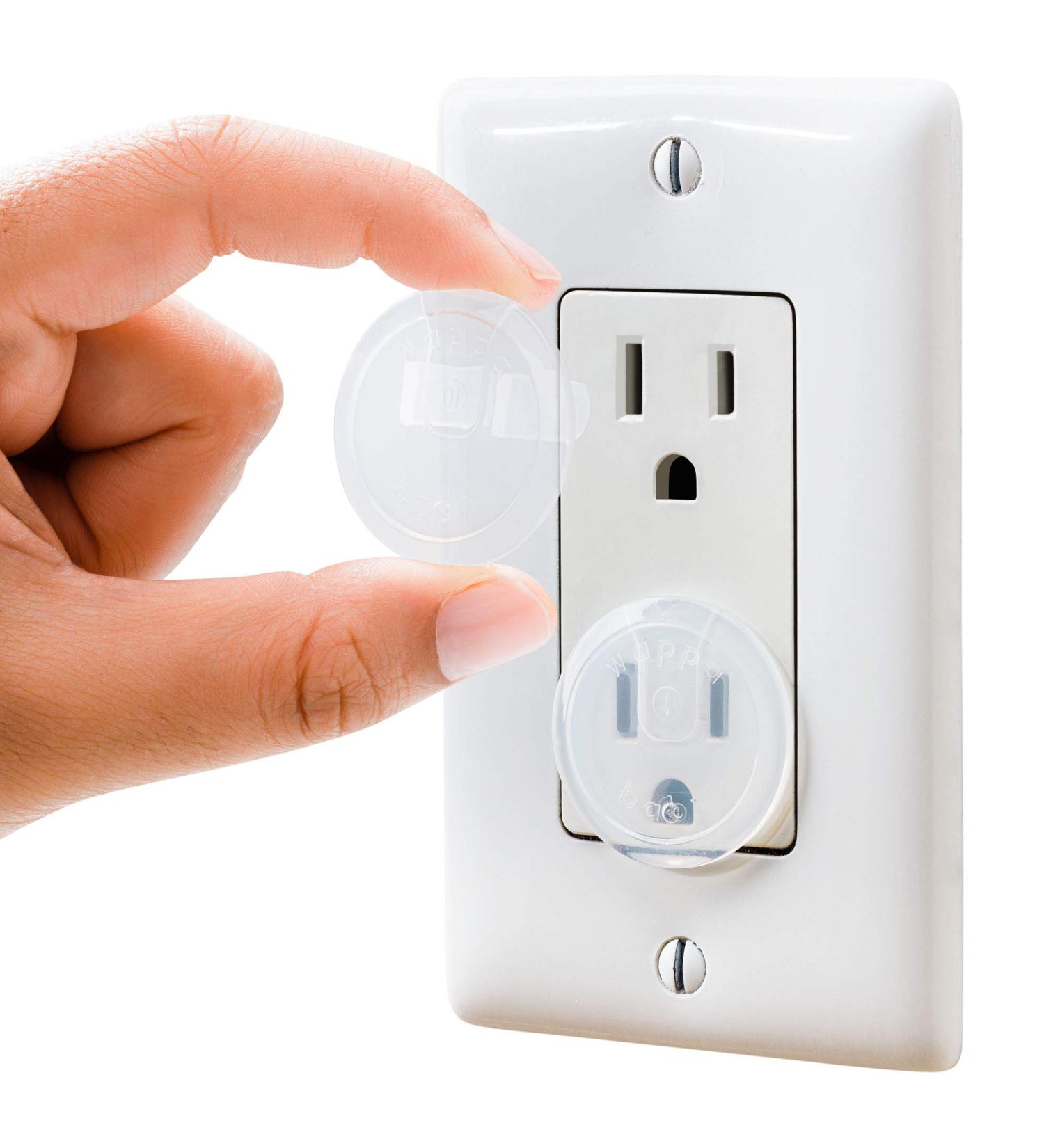 Clear Outlet Covers (50 Pack) - Childproof Your Outlets with Durable Transparent Plug Covers - 50 Count Value Pack - Buy Online on GoSupps.com
