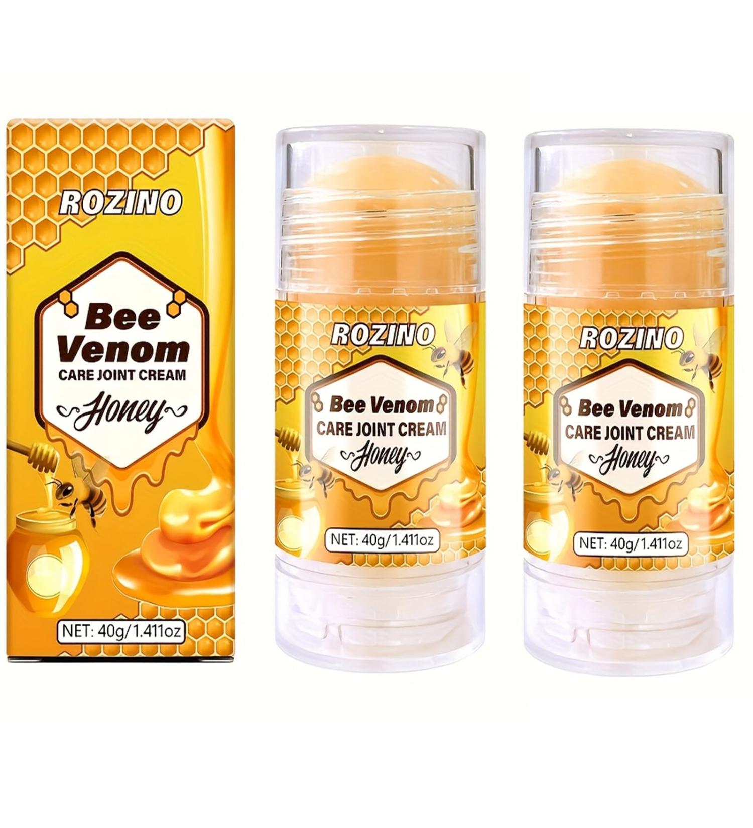 xiaoks 2PACK Bee Venom Care Joint Cream with Honey 40g (1.411oz) - Natural Formula for Joint Comfort Easy Application Lightweight & Non - Greasy Supports Joints with Daily Wear and Tear (2) - Buy Online on GoSupps.com