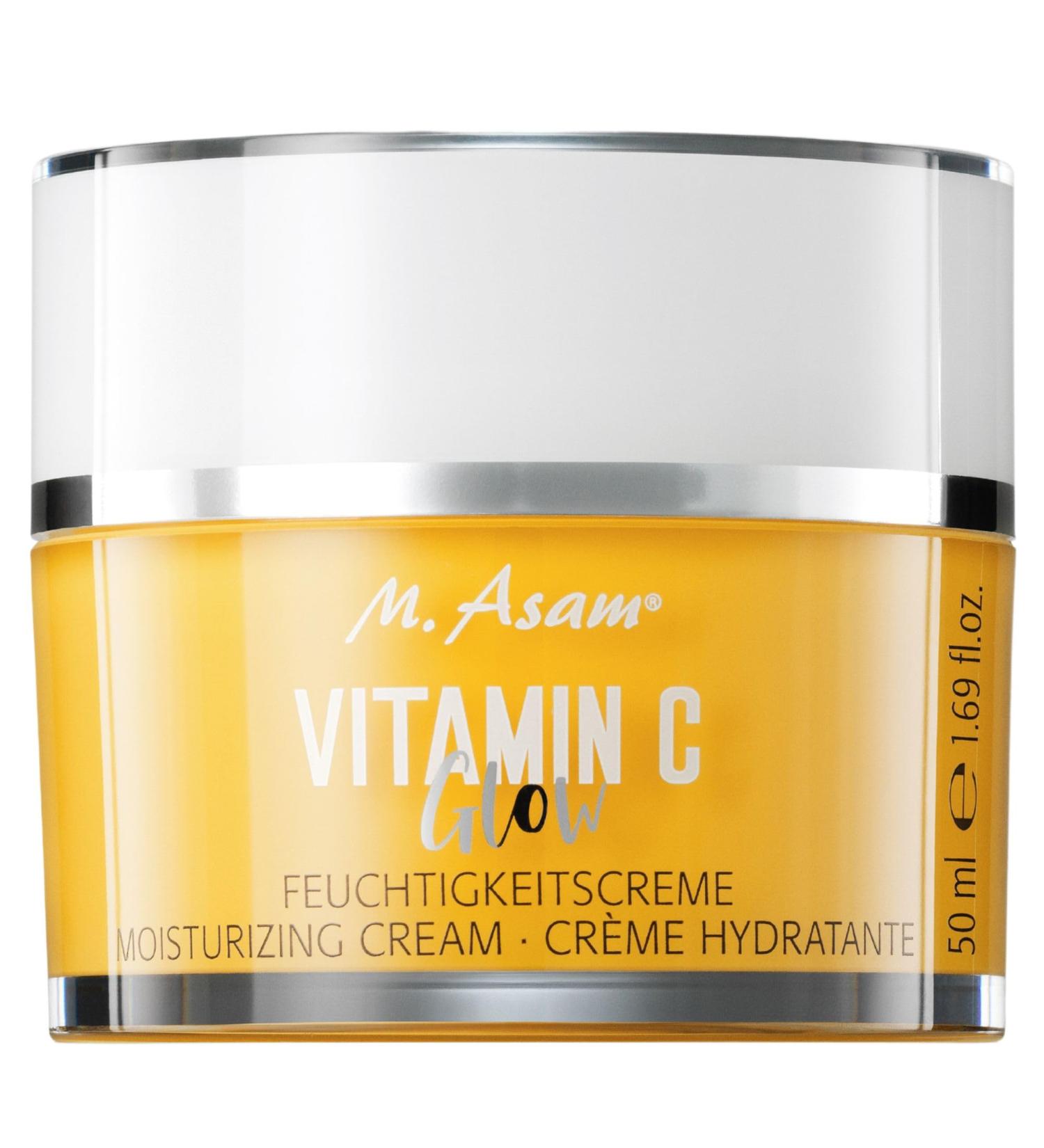M. Asam Vitamin C Glow Moisture Cream 50ml - Intensive Hydration & Radiant Skin with Vitamin C Gold Complex & Turmeric - 24h Face Cream for Glowing Complexion - Buy Online on GoSupps.com