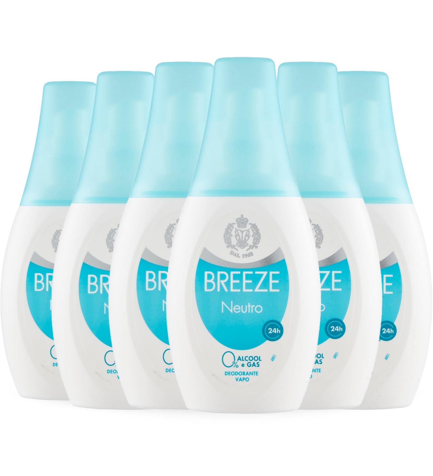 Breeze BREEZE | Deodorant Vapo No Gas Neutral 6x75mL
