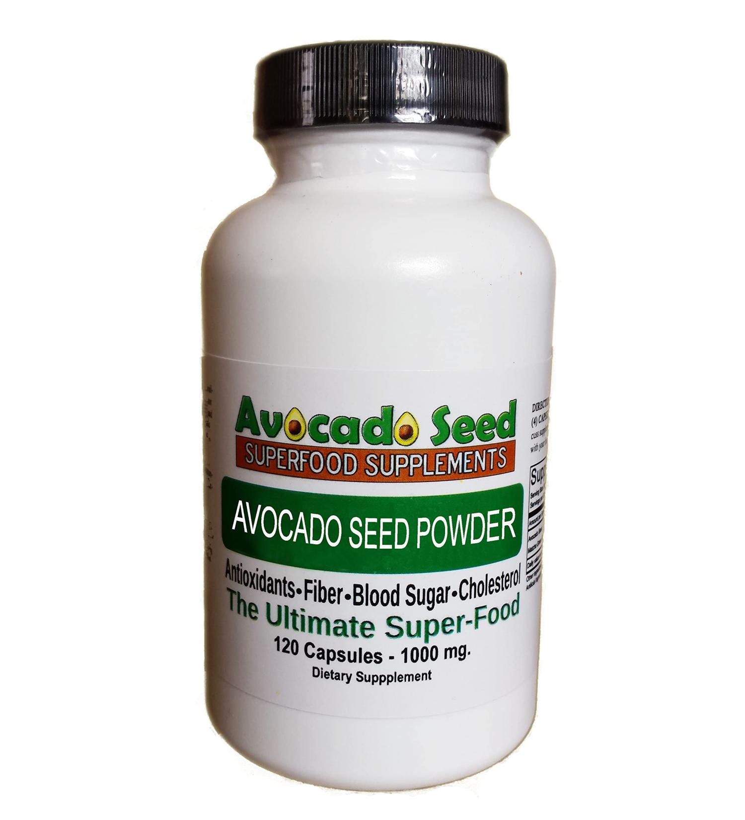 Buy Avocado Seed Capsules - 120 Count | Premium Health Supplement for Weight Loss & Detox | International Shipping Available - Buy Online on GoSupps.com