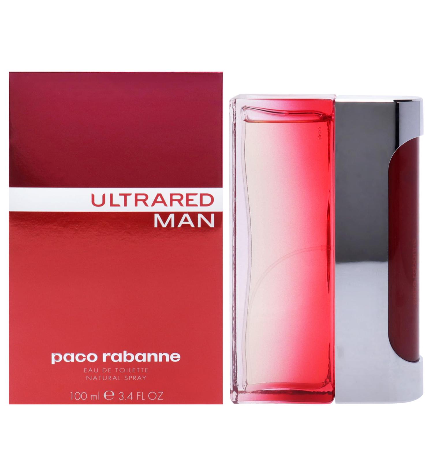Ultrared By Paco Rabanne For Men Edt Spray 3.4 Oz - Buy Online on GoSupps.com