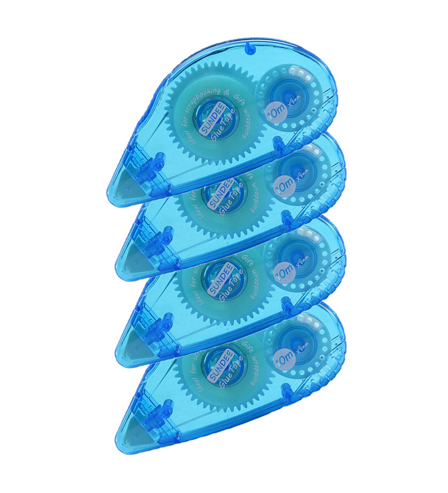 Double Sided Adhesive Scrapbook Runner Tape Roller - 4 Pack, 360-Inch - Blue BU - Buy Online on GoSupps.com