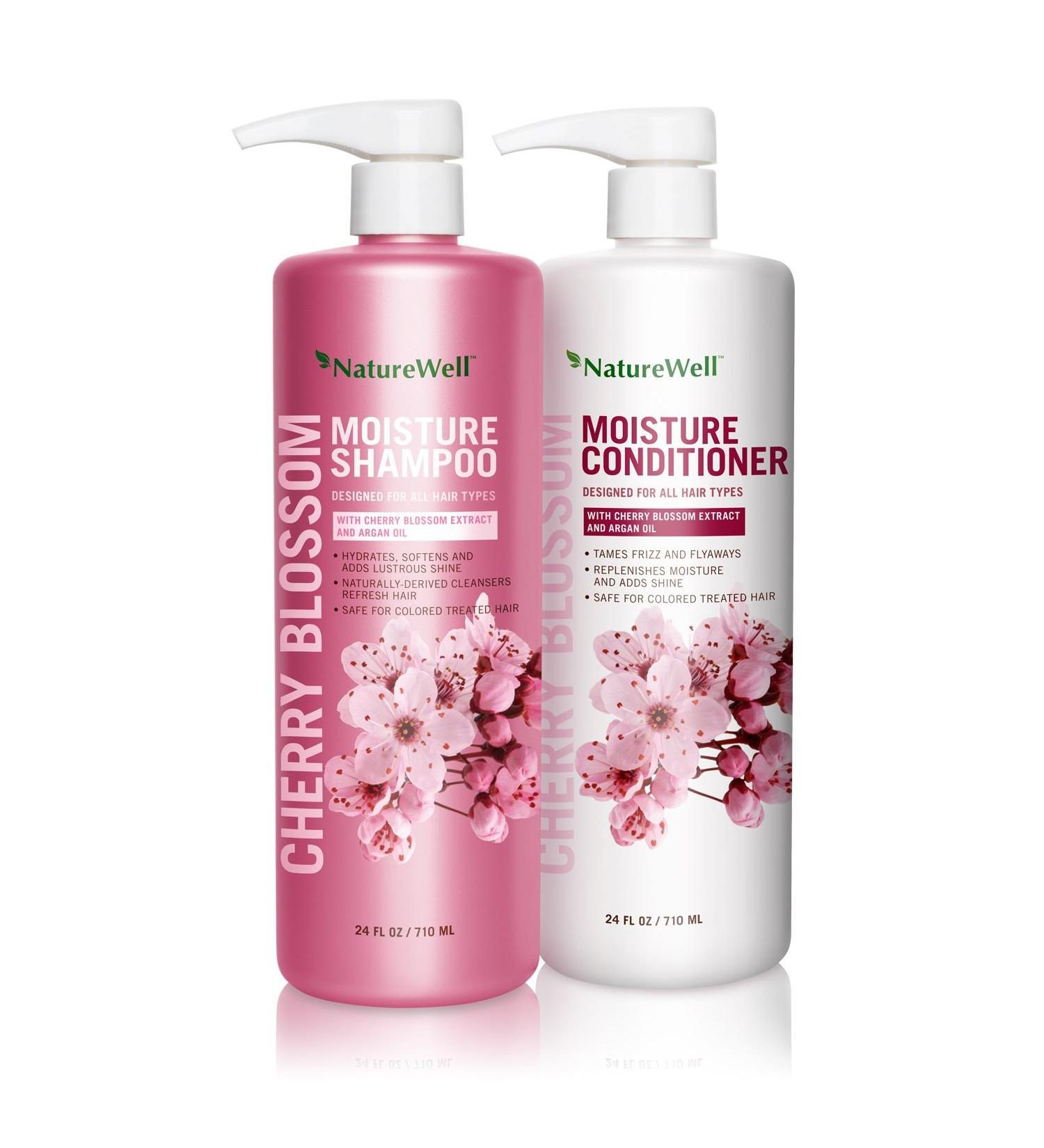 Nature Well Cherry Blossom Moisture Shampoo & Conditioner (24 fl. oz 2 pk.)