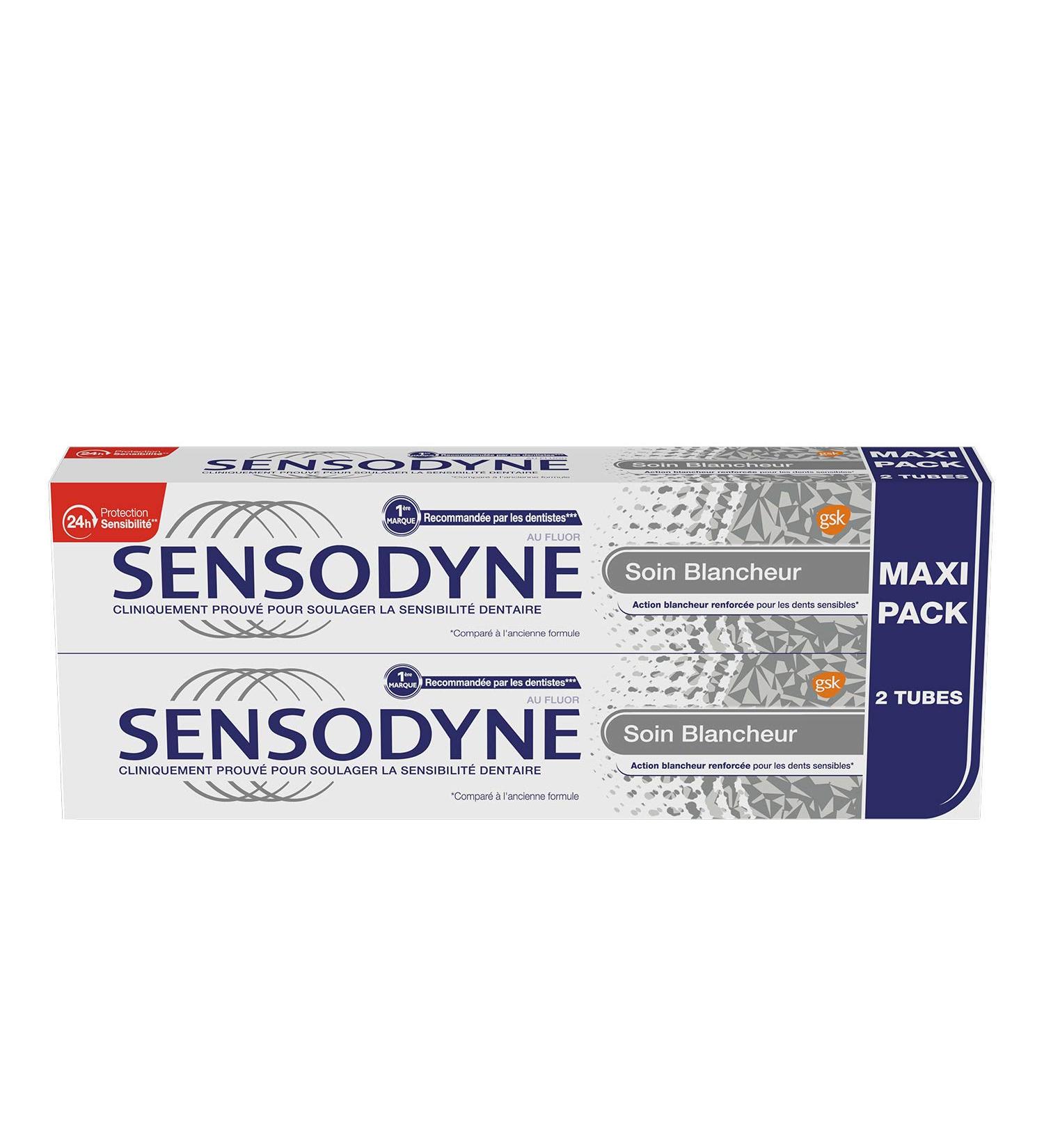 Sensodyne Toothpaste Bi-Pack 24H Whitening Care 2X75 ml