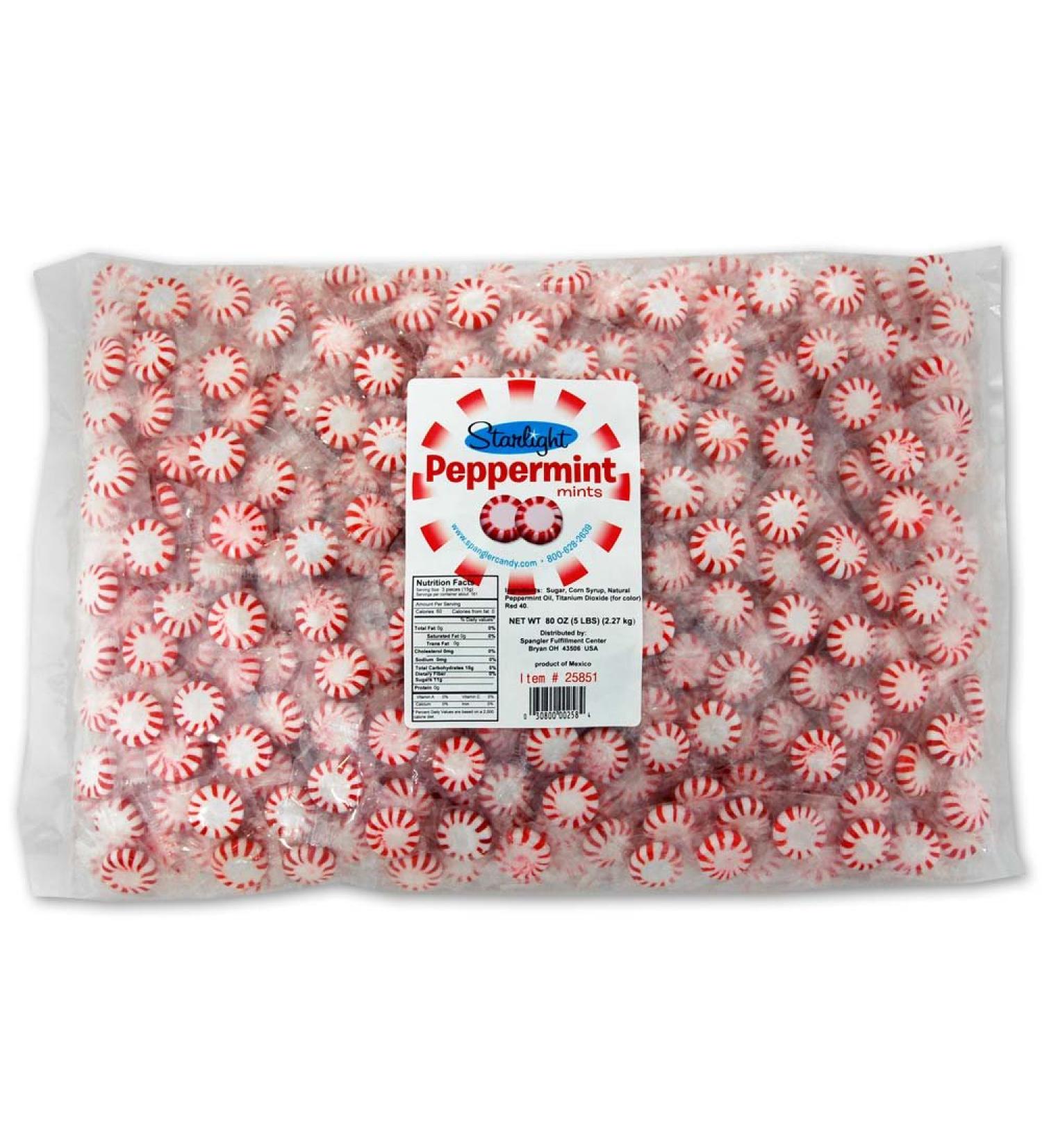 Starlight Peppermint Mints - 5 lb Bag | Fresh Breath Candy for Sale - Buy Online on GoSupps.com