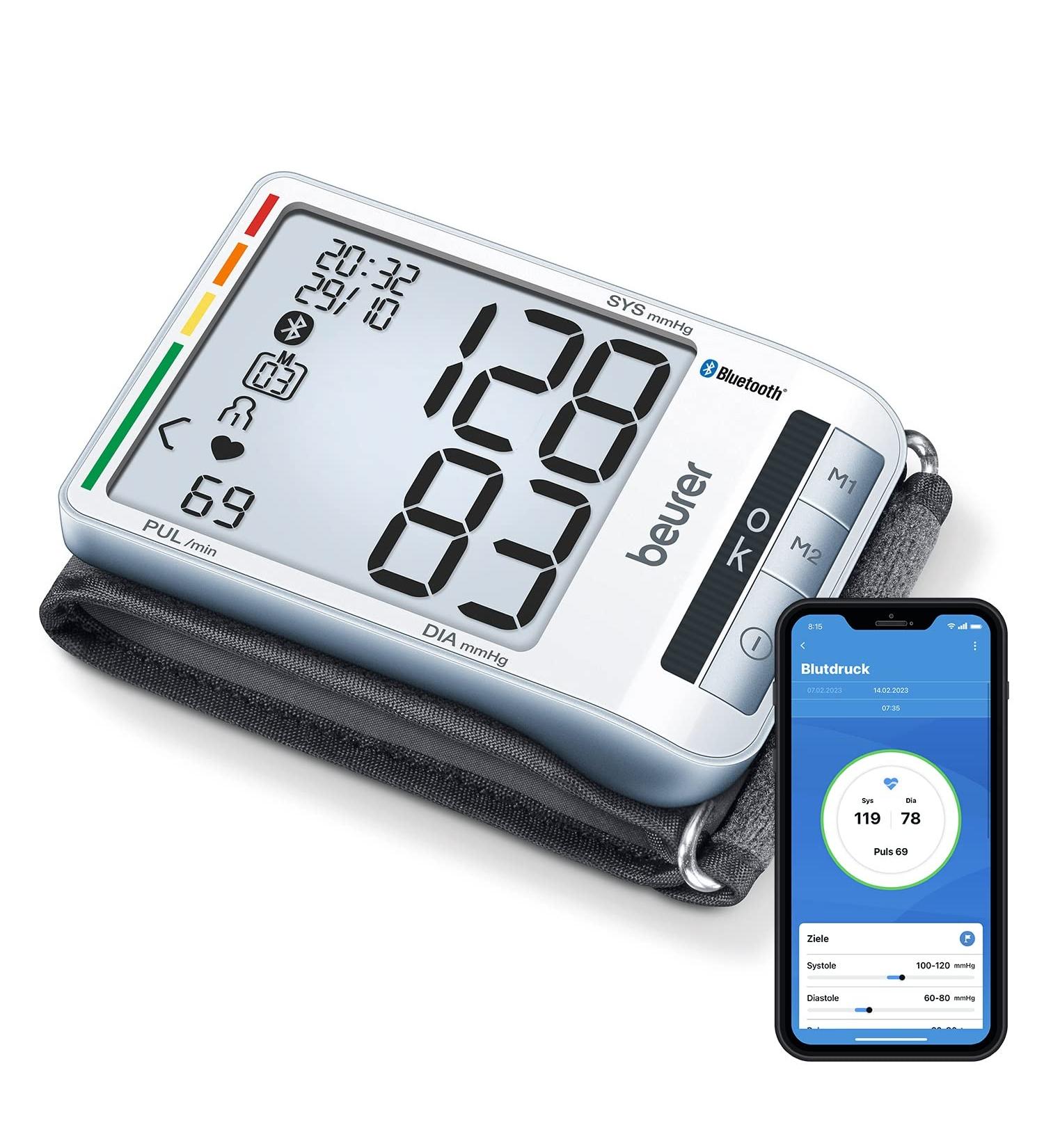 Buy Beurer BC 85 Bluetooth Wrist Blood Pressure Monitor | Accurate Health Tracking & International Shipping - Buy Online on GoSupps.com